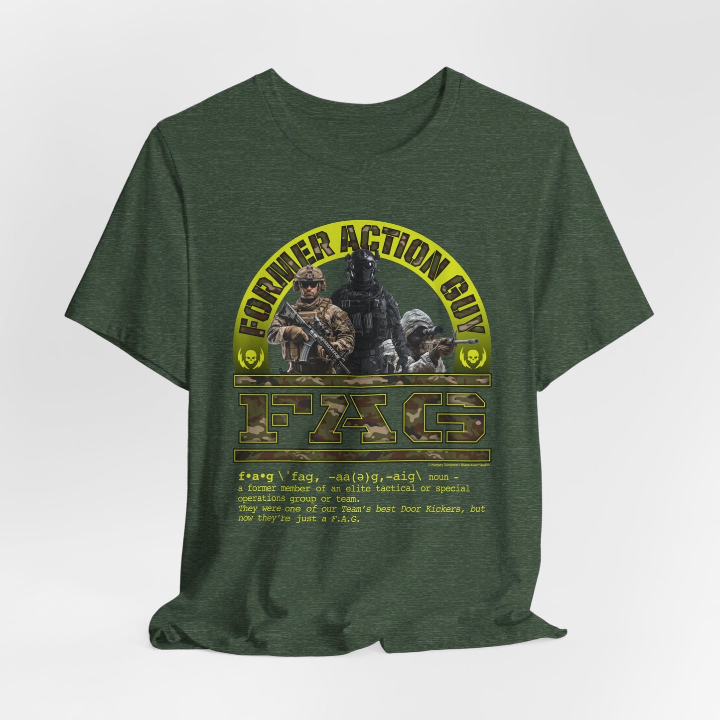 DK238: Fierce And Glorious (Former Action Guy Edition) - Unisex S/S T-Shirt