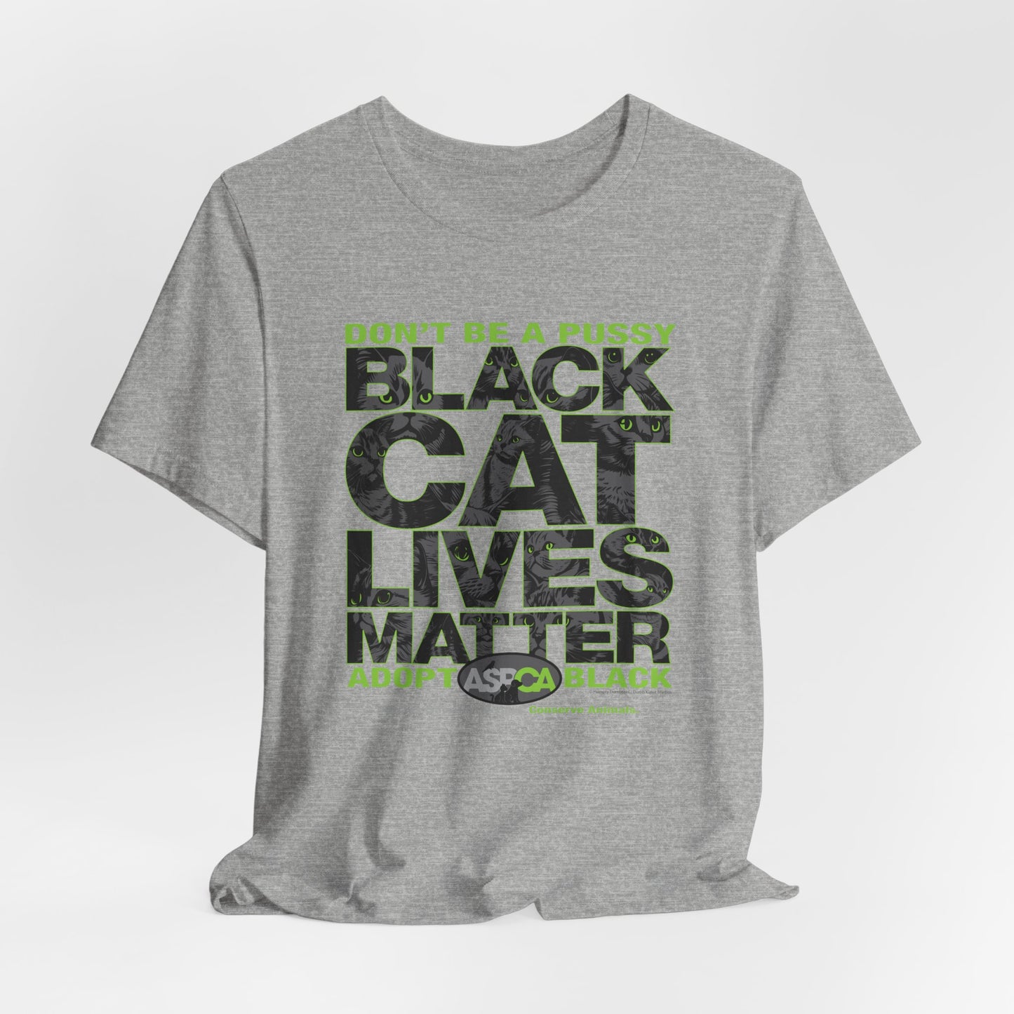 DK219: ASPCA (Black Cat Edition) - Unisex S/S T-Shirt