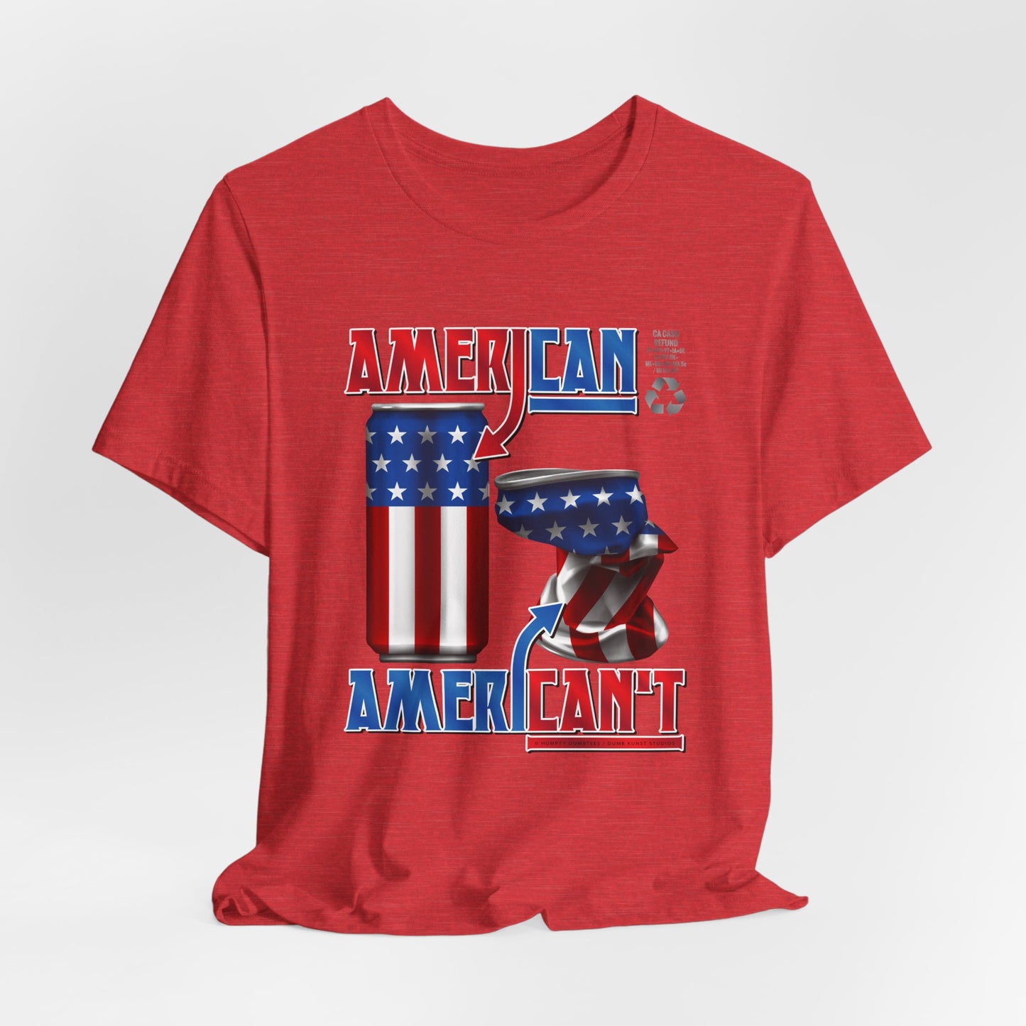 DK166: American't Recycling - Unisex S/S T-Shirt