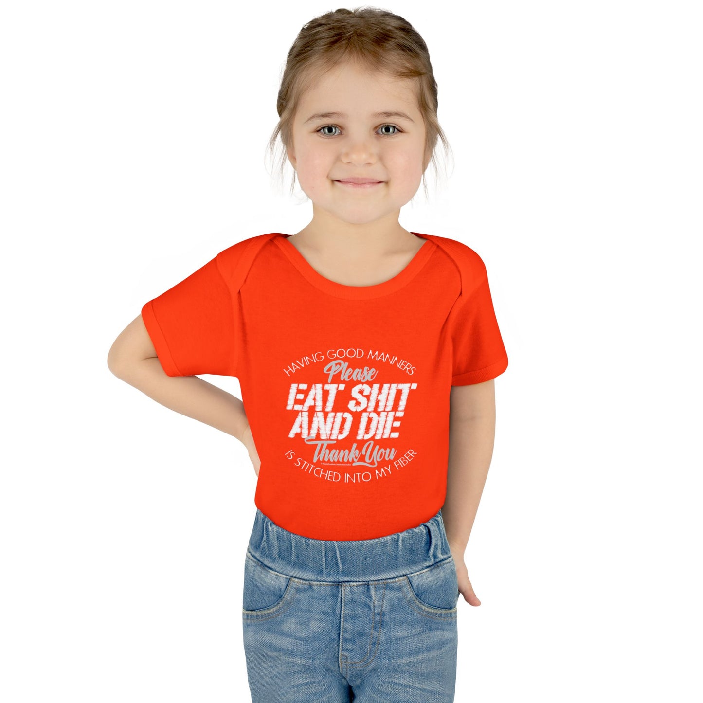 DK90: Please & Thank You (Eat Shit and Die) - Infant Sized Onsie