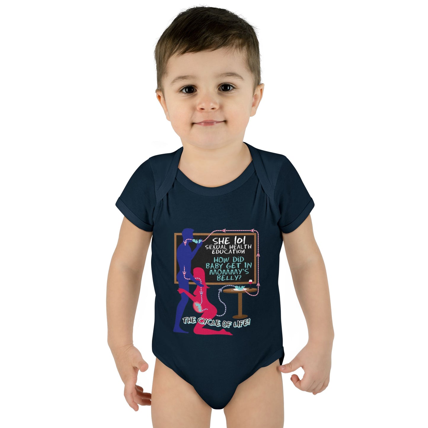 DK184: Baby In The Belly - Infant Sized Onsie