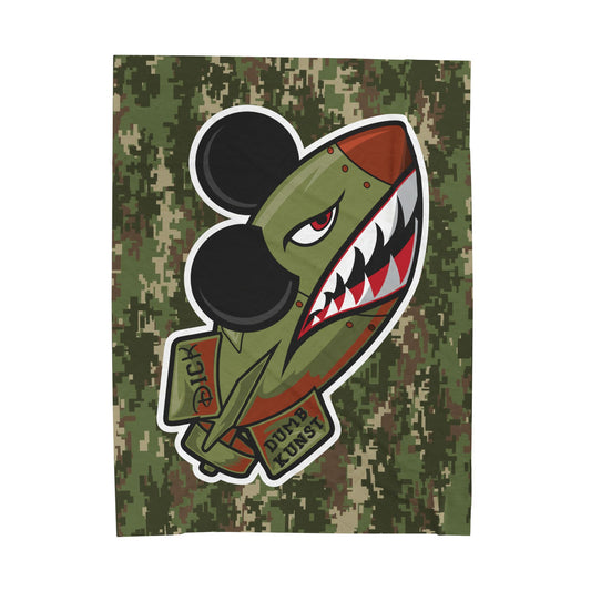 DK20: Meet Dick. He's the Bomb! - Velveteen Plush Blanket