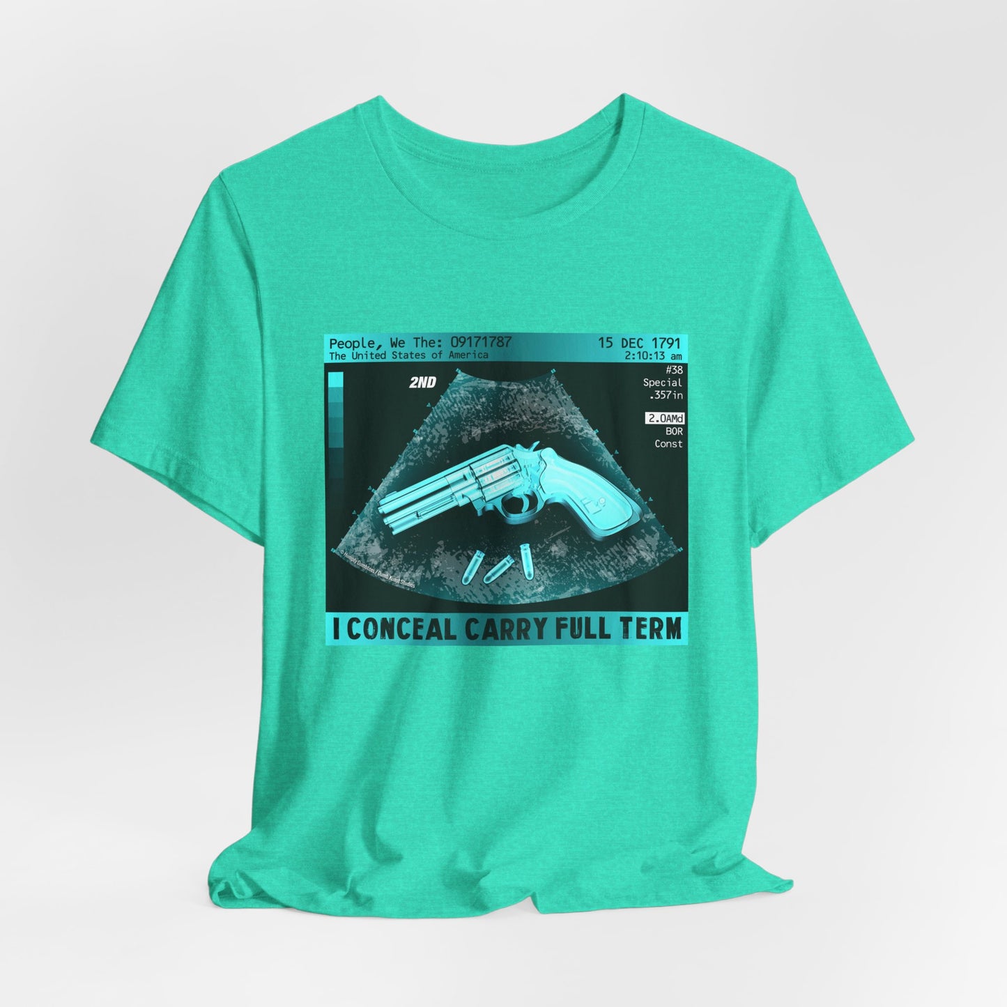 DK73: I Conceal Carry Full Term - Unisex S/S T-Shirt
