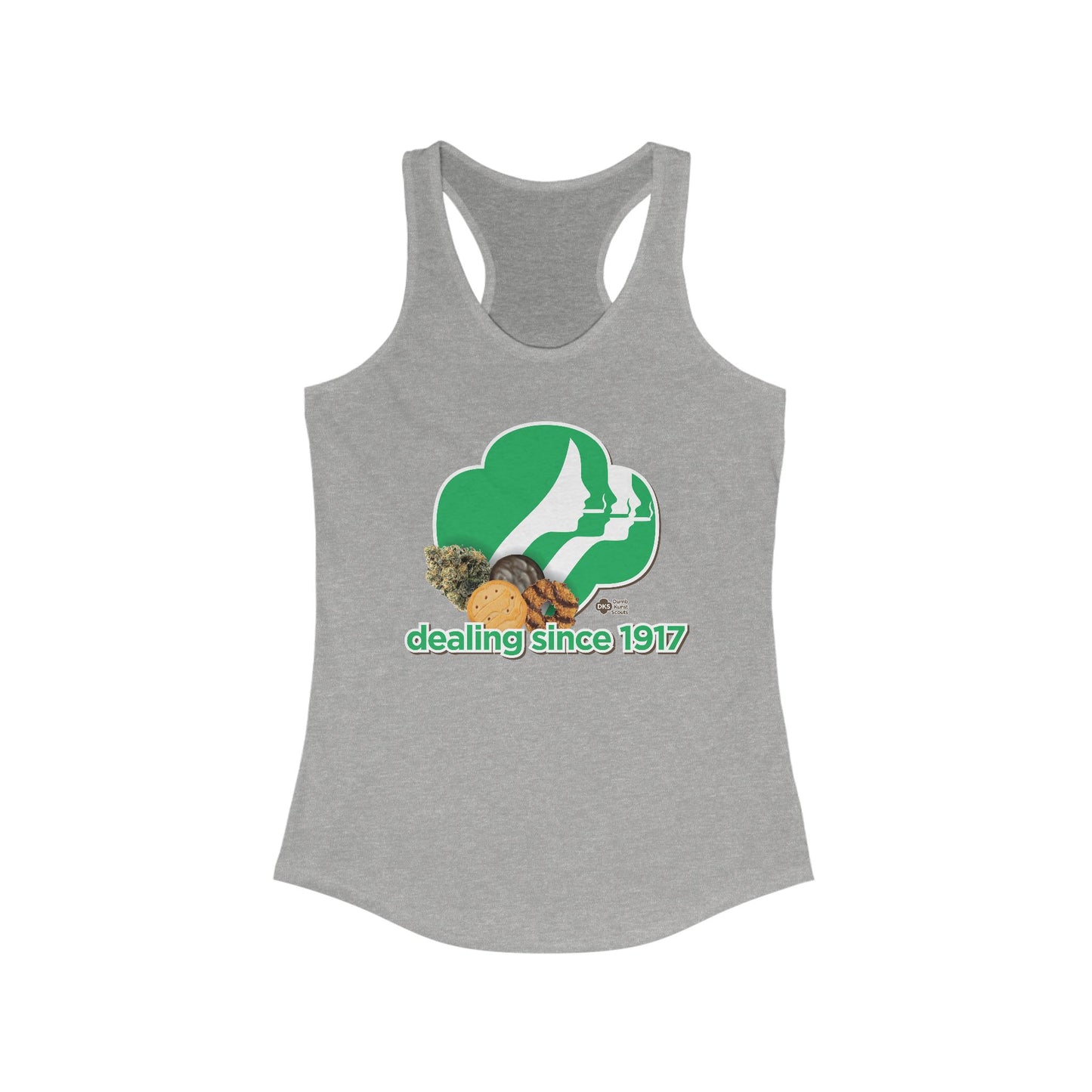 DK65: Cookie Dealer - Ladies Racerback Tank