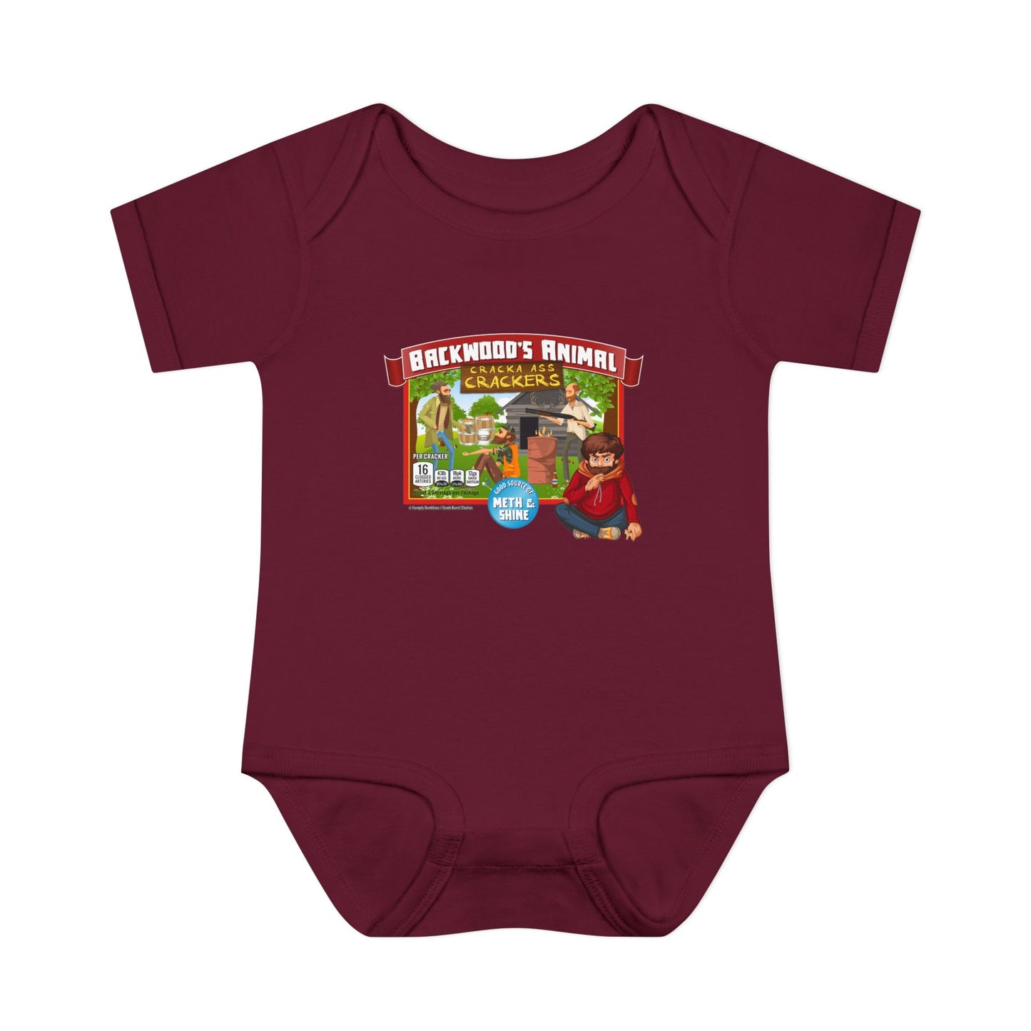 DK77: Animal Cracka' Ass Crackas - Infant Sized Onsie