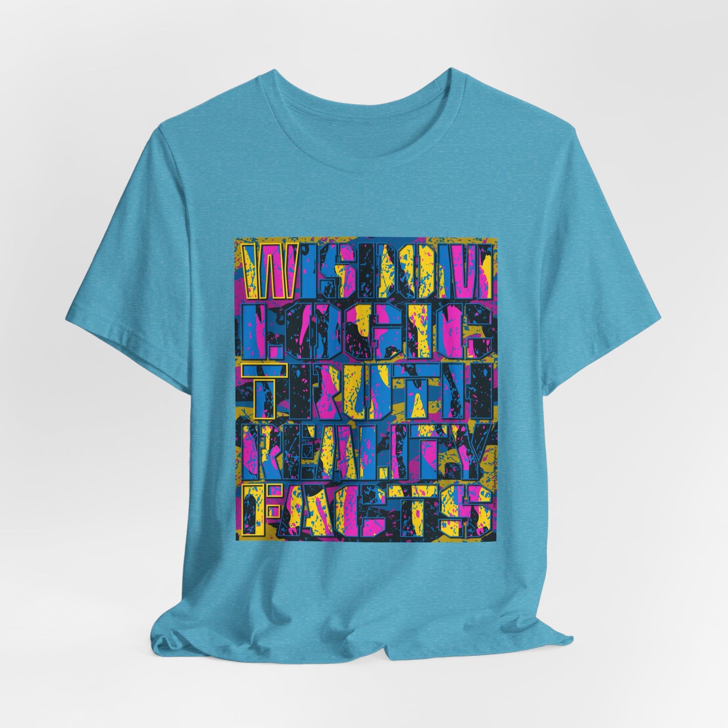 DK159: WTF! FTW! Facts! (CMYK Edition) - Unisex S/S T-Shirt