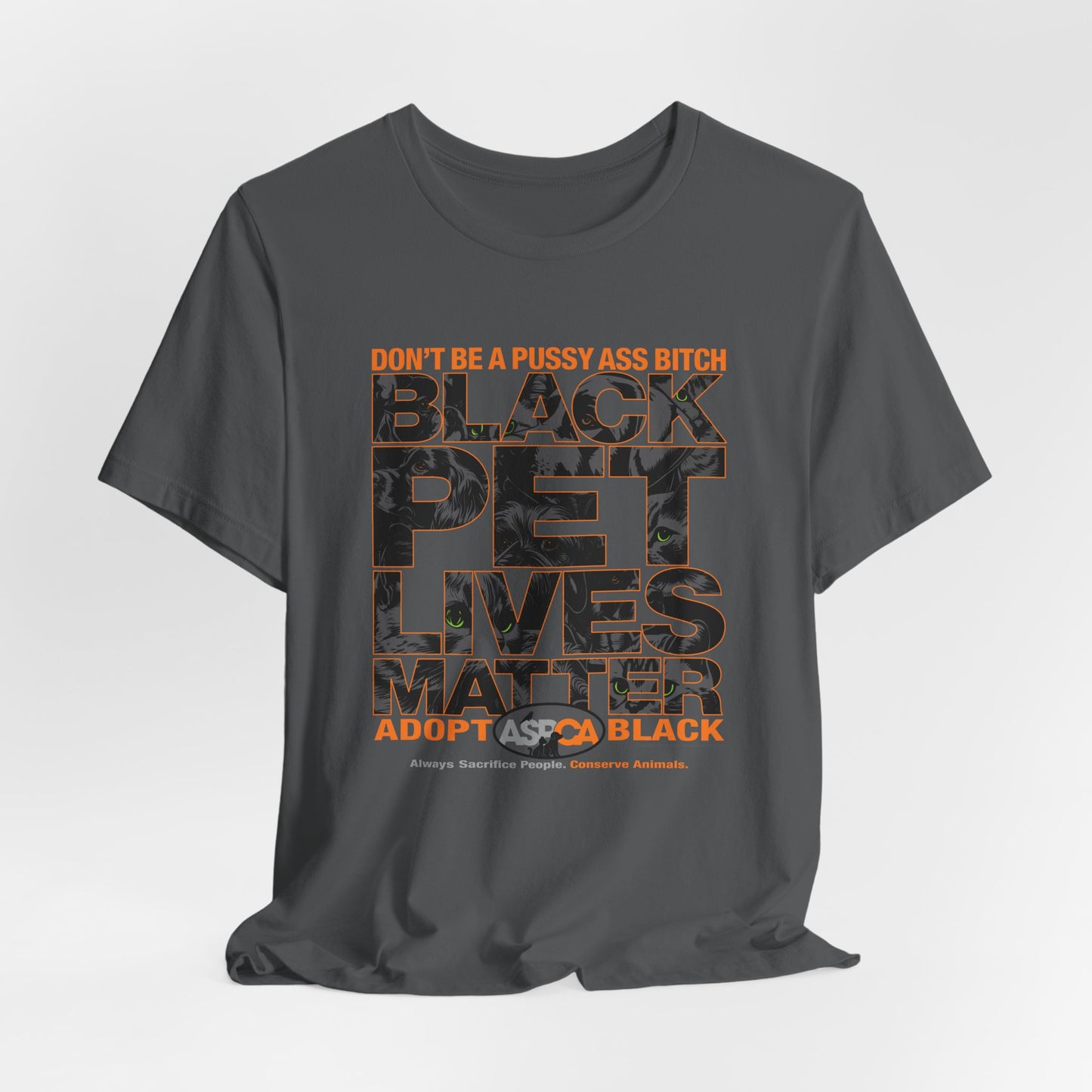 DK219: ASPCA (Black Pet Edition) - Unisex S/S T-Shirt