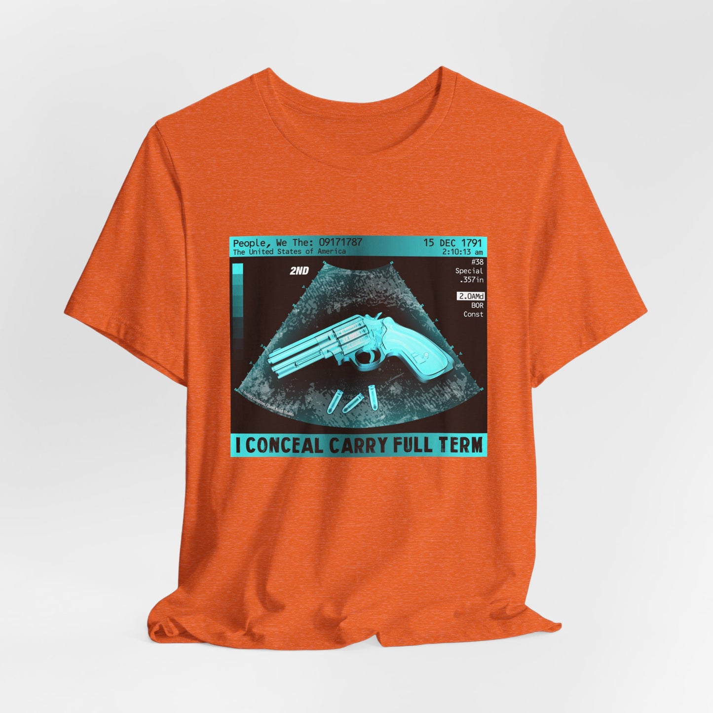 DK73: I Conceal Carry Full Term - Unisex S/S T-Shirt