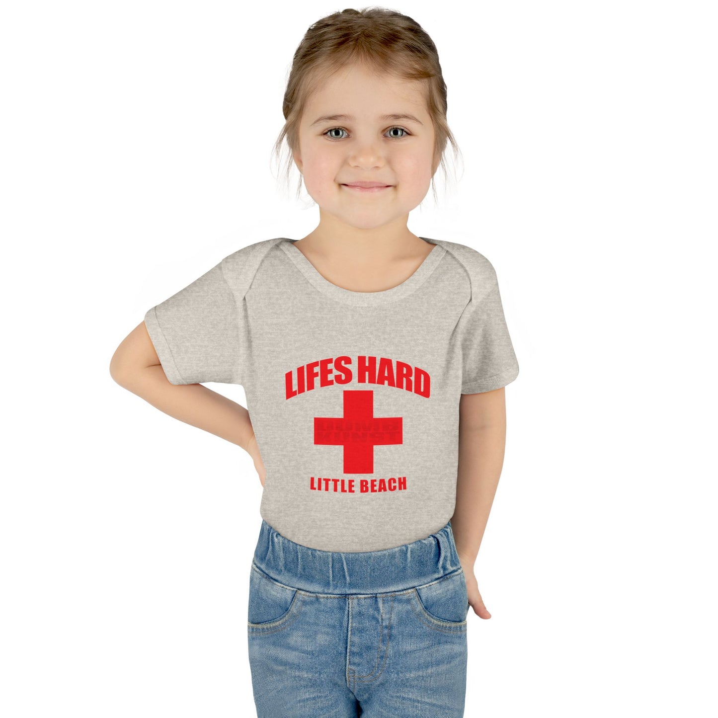 DK42: LIFESHARD - Little Beach - Infant Sized Onsie