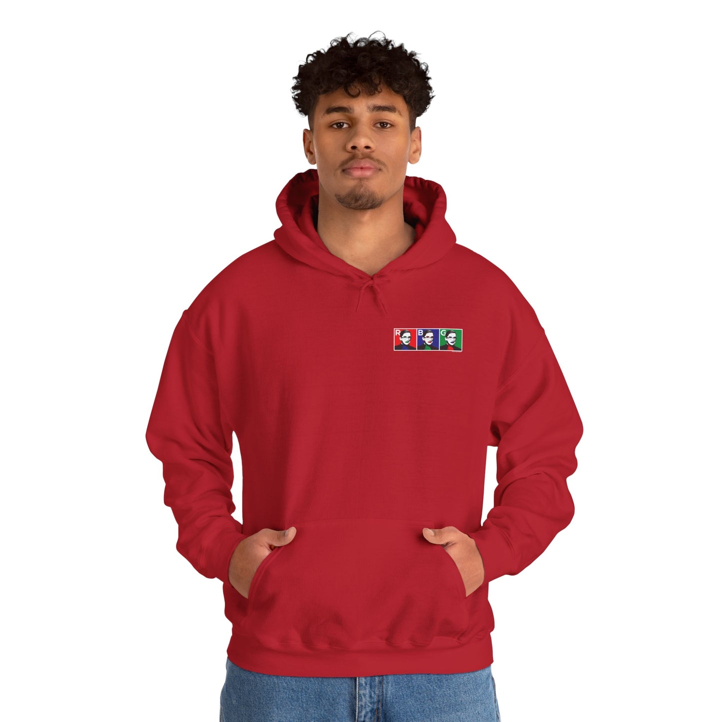 DK10: RBG in RGB - Adult Hooded Sweatshirt