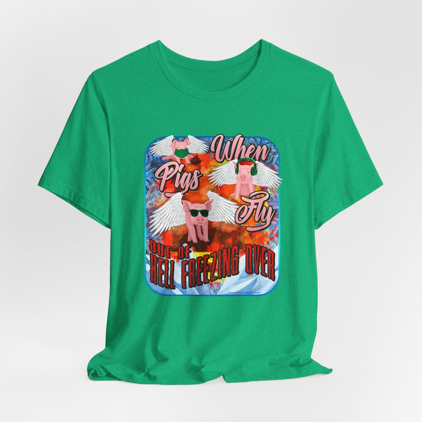 DK191: When Pigs Fly - Unisex S/S T-Shirt
