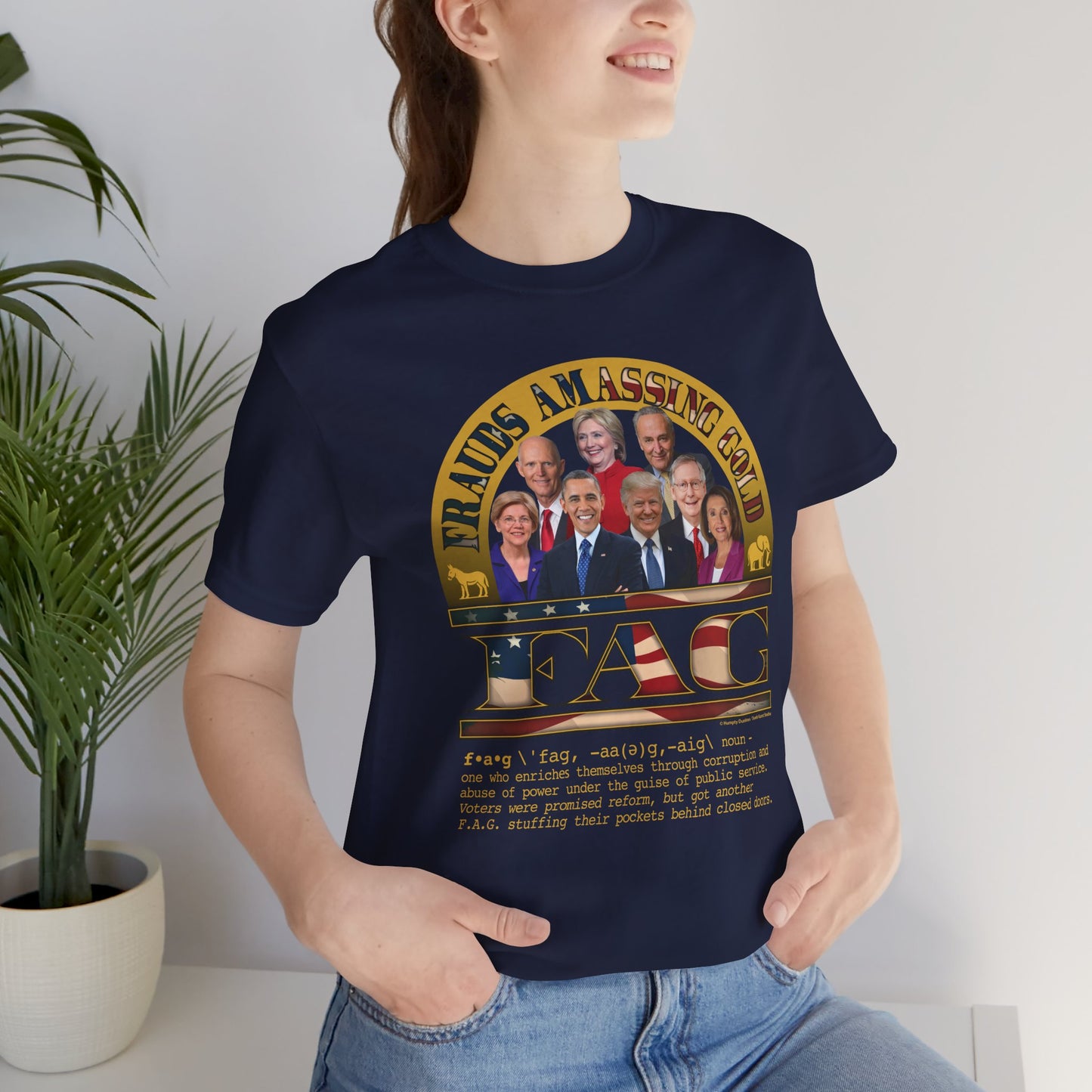 DK238: Fierce And Glorious (Frauds Amassing Gold Edition) - Unisex S/S T-Shirt
