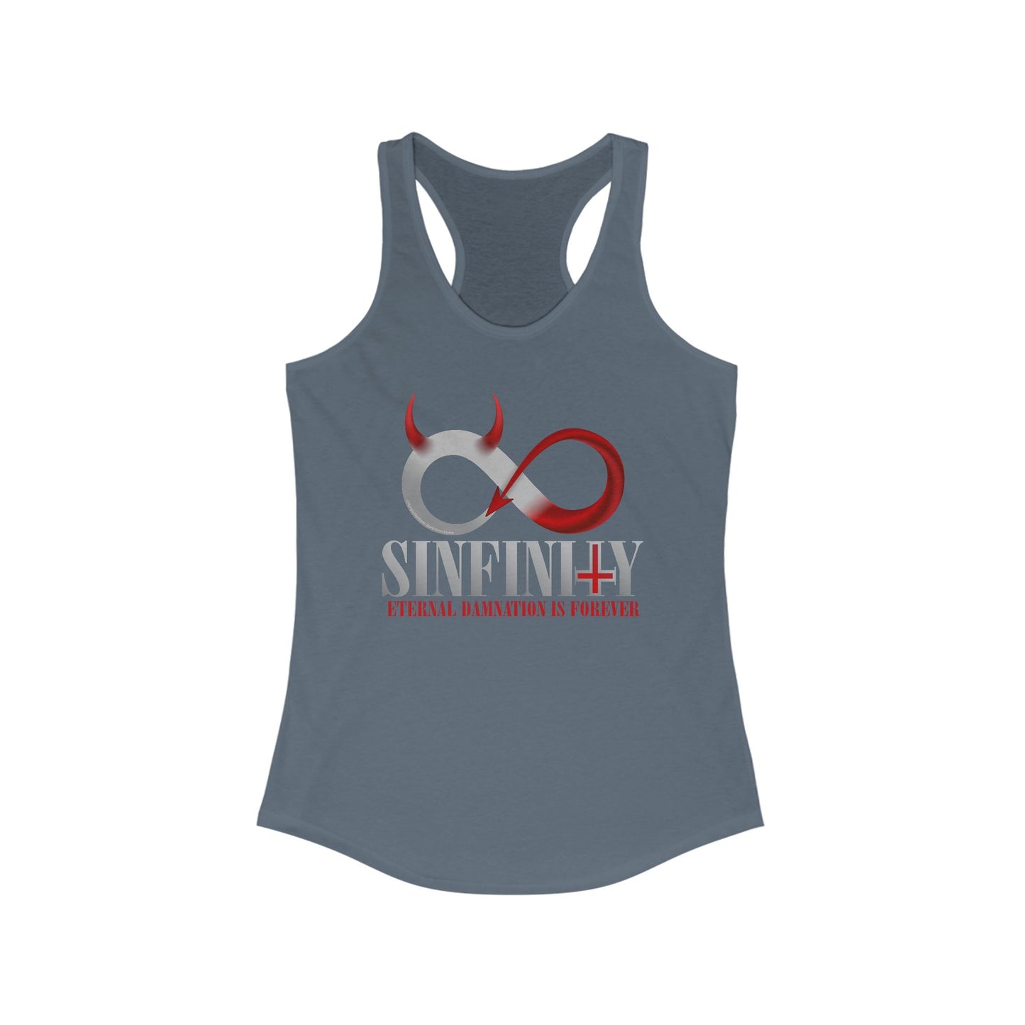 DK137: Sinfinity - Ladies Racerback Tank