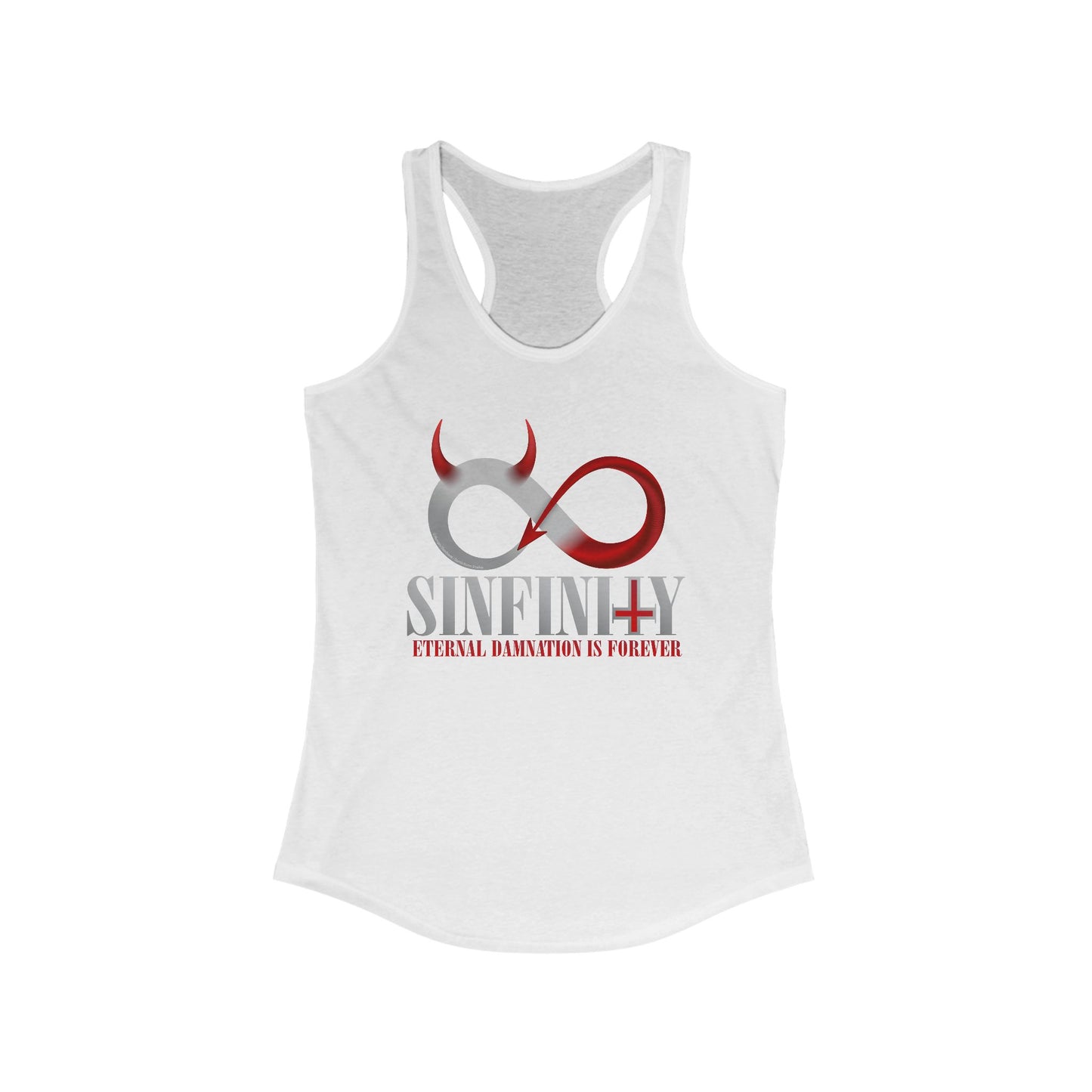DK137: Sinfinity - Ladies Racerback Tank