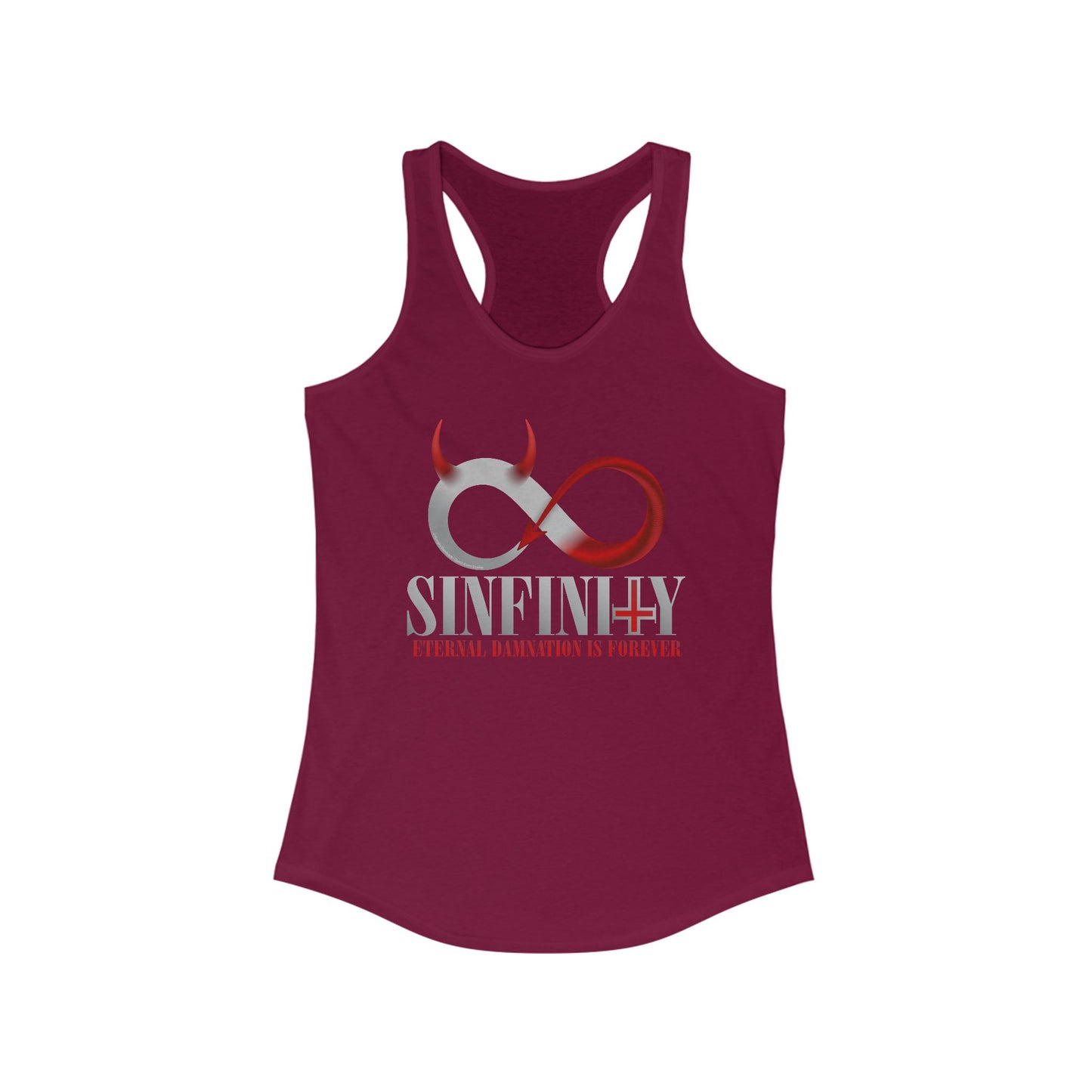 DK137: Sinfinity - Ladies Racerback Tank