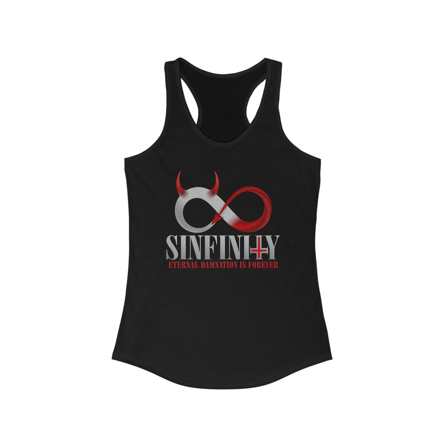 DK137: Sinfinity - Ladies Racerback Tank