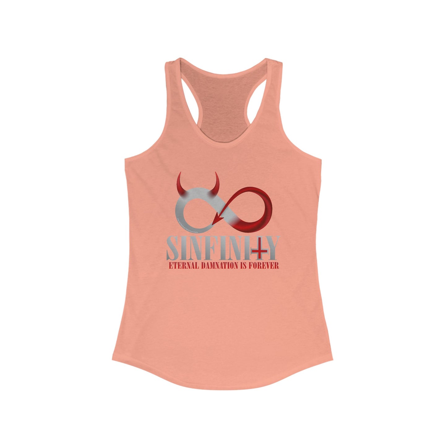 DK137: Sinfinity - Ladies Racerback Tank