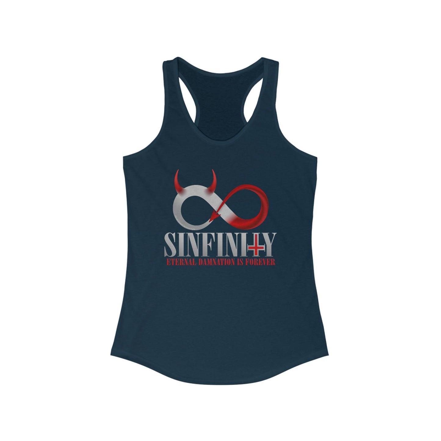 DK137: Sinfinity - Ladies Racerback Tank