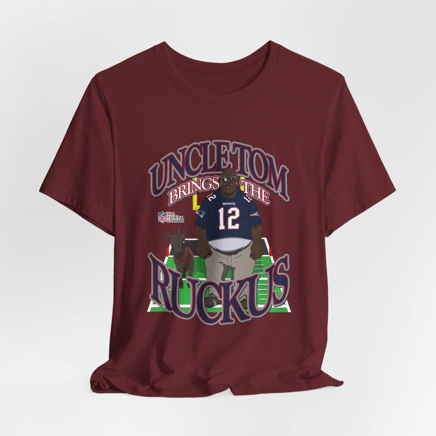 DK112: Uncle Tom Ruckus (New England Edition) - Unisex S/S T-Shirt