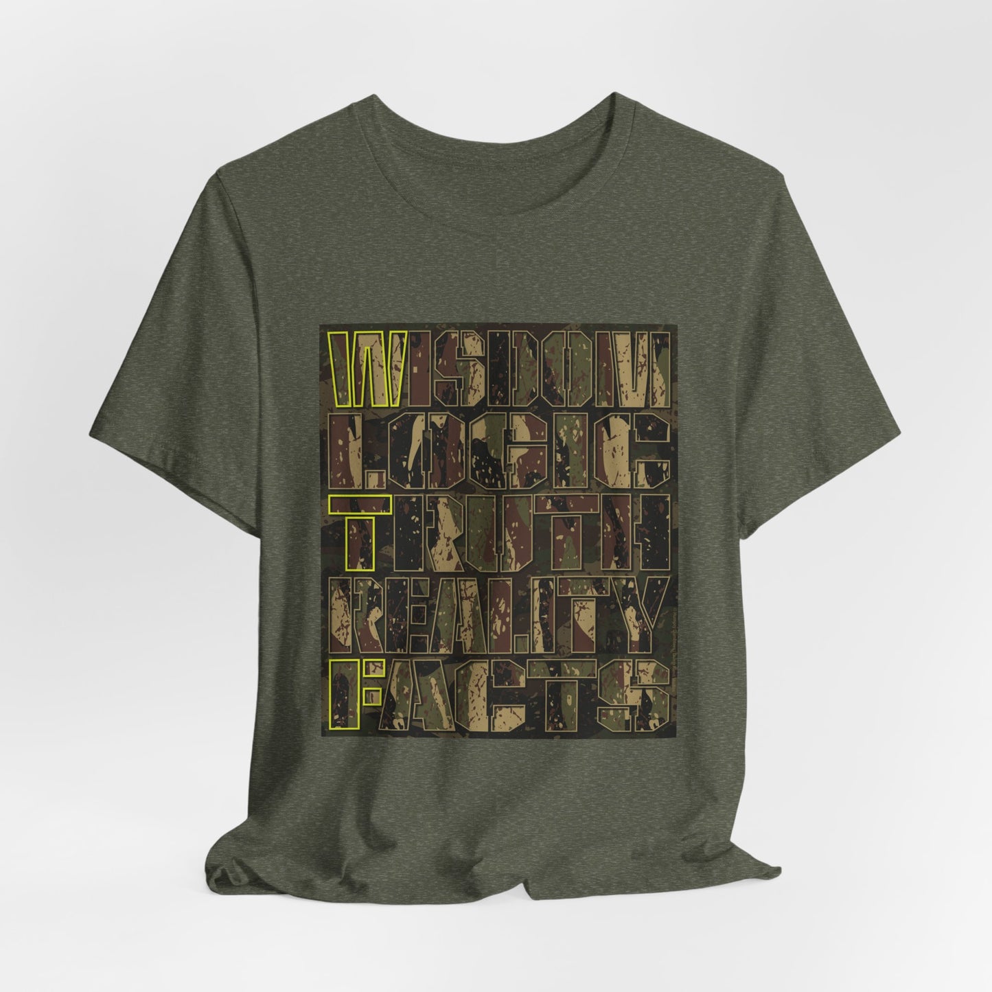 DK159: WTF! FTW! Facts! (Camo Edition) - Unisex S/S T-Shirt