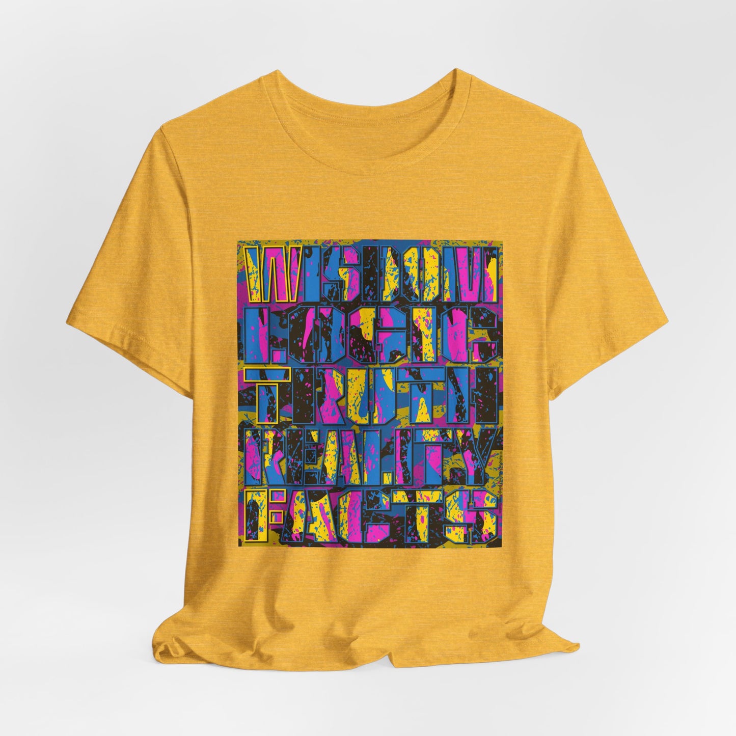 DK159: WTF! FTW! Facts! (CMYK Edition) - Unisex S/S T-Shirt