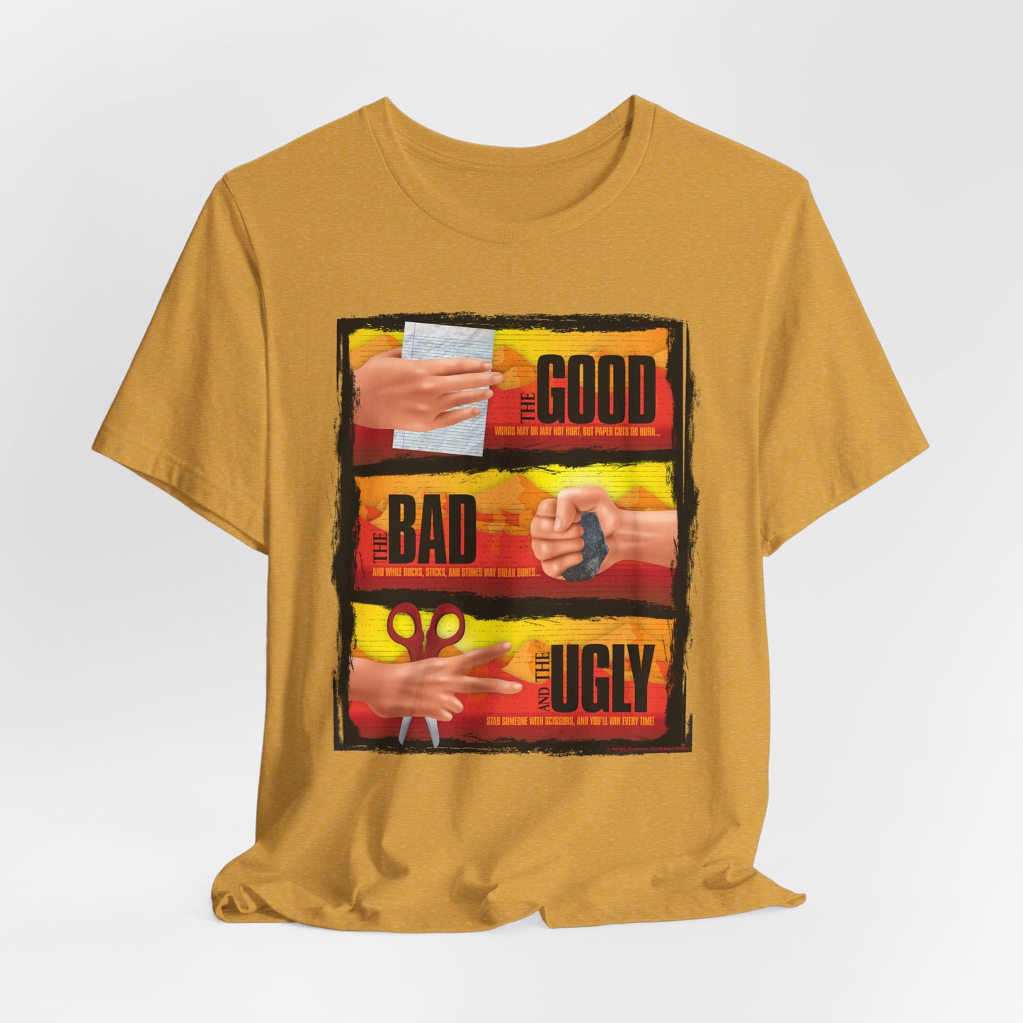 DK173: Roshambo Gone Wild West - Unisex S/S T-Shirt