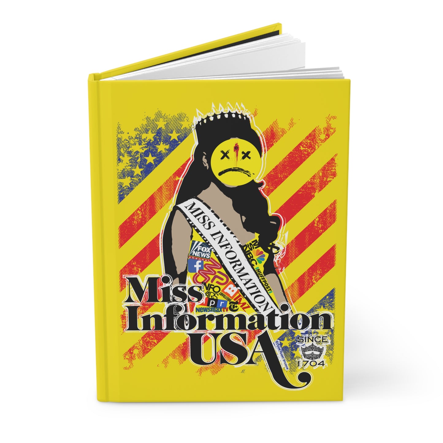 DK60: Miss Information USA - Hardcover Writing Journal