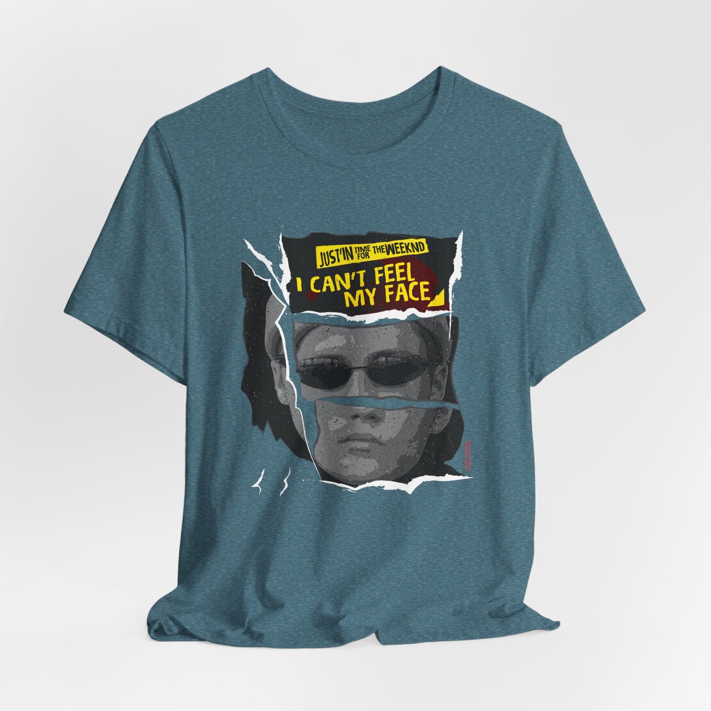 DK202: Can't Feel My Face - Unisex S/S T-Shirt