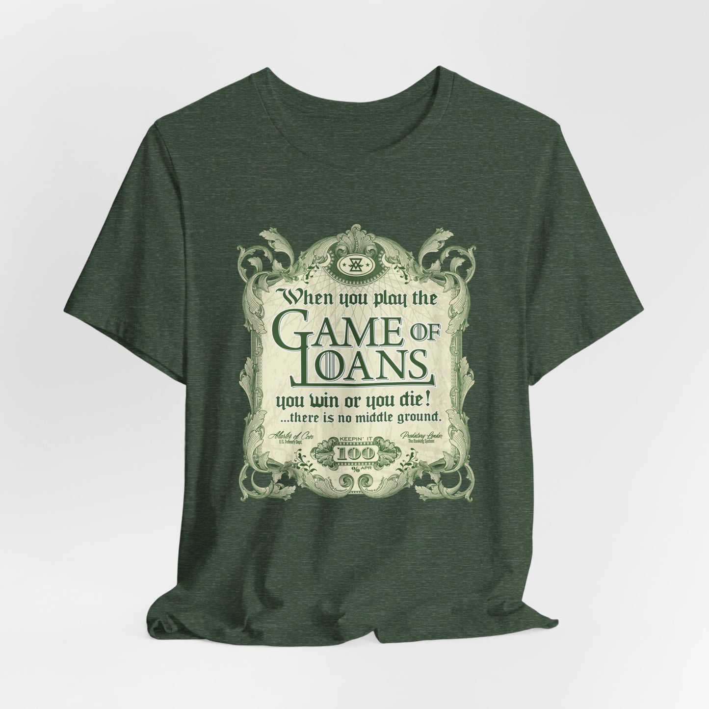 DK143: Game Of Loans - Unisex S/S T-Shirt