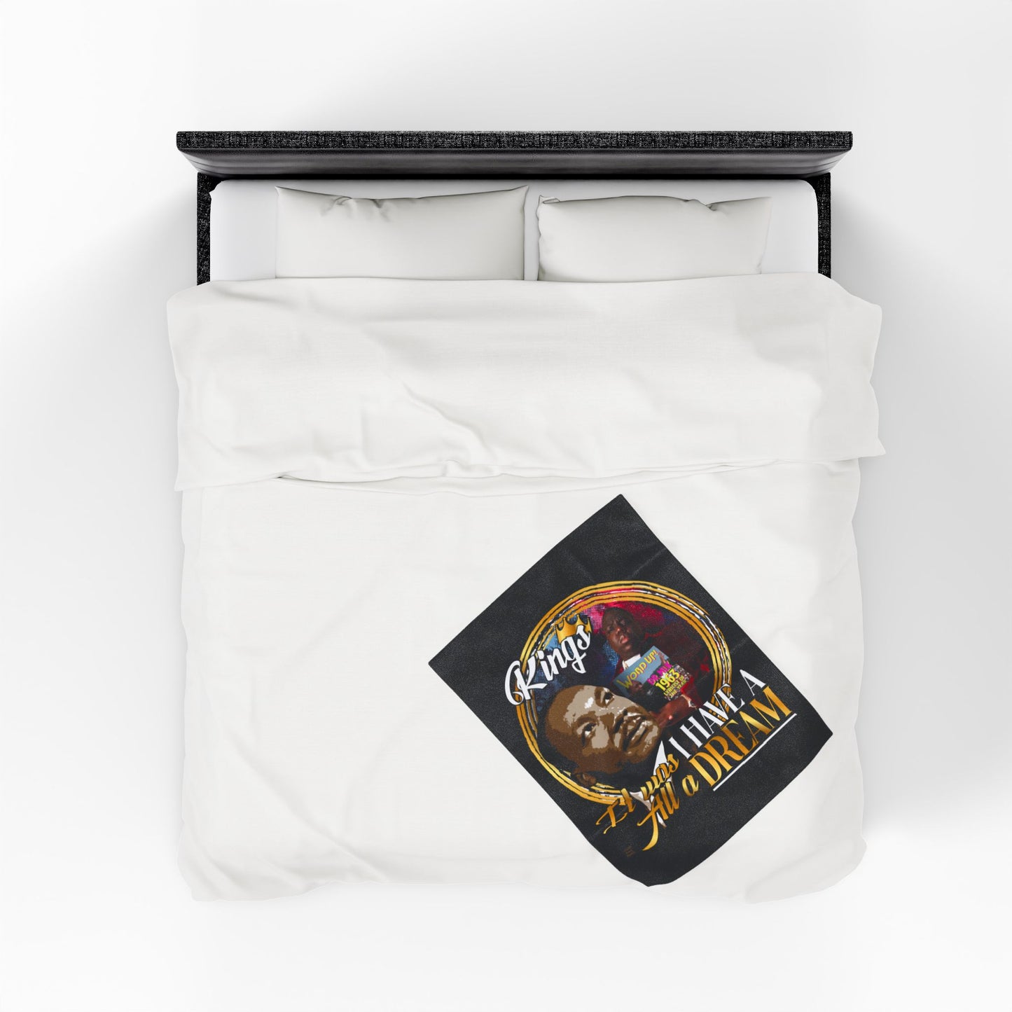 DK50: King Recognize King - Velveteen Plush Blanket