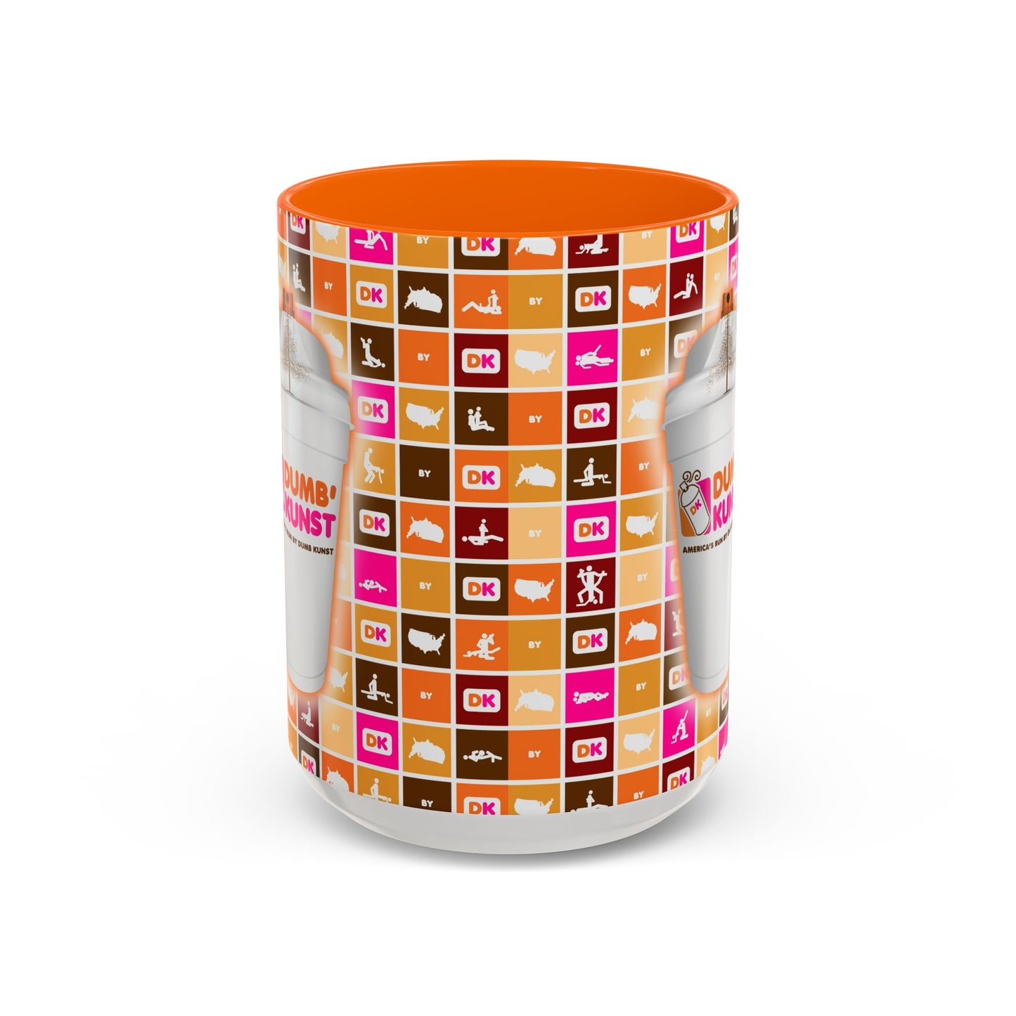 DK11: America Runs on Dumb Kunst (Spray Cup Edition) - Ceramic Coffee Mugs