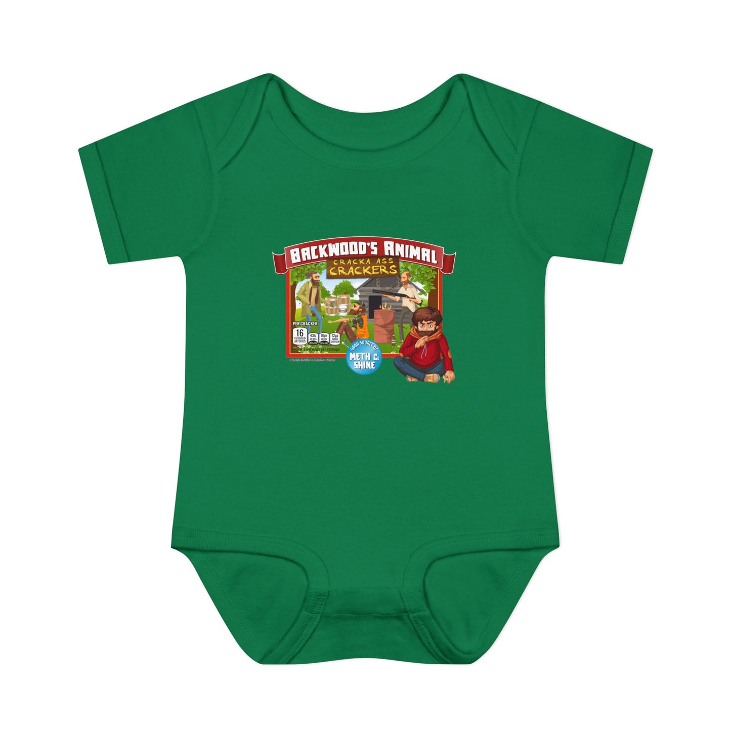 DK77: Animal Cracka' Ass Crackas - Infant Sized Onsie