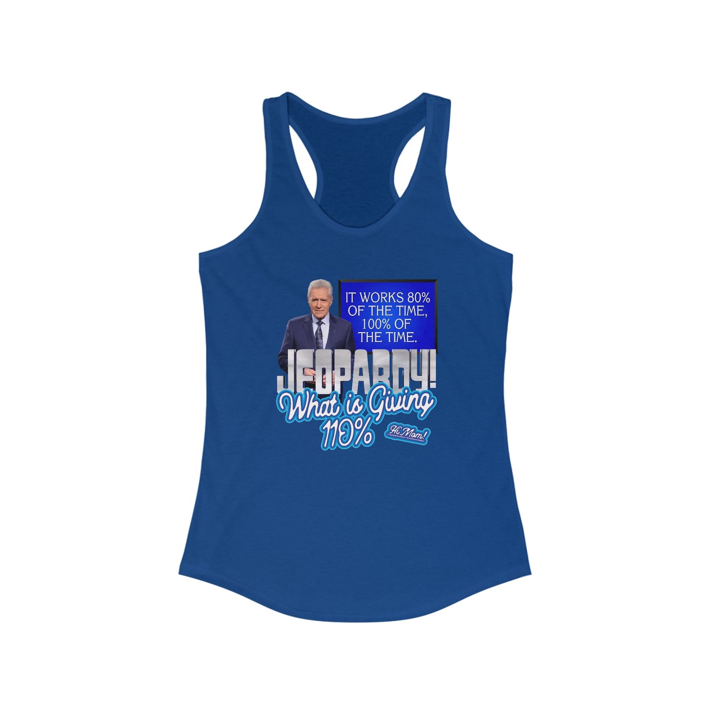 DK144: Final Jeopardy - Ladies Racerback Tank