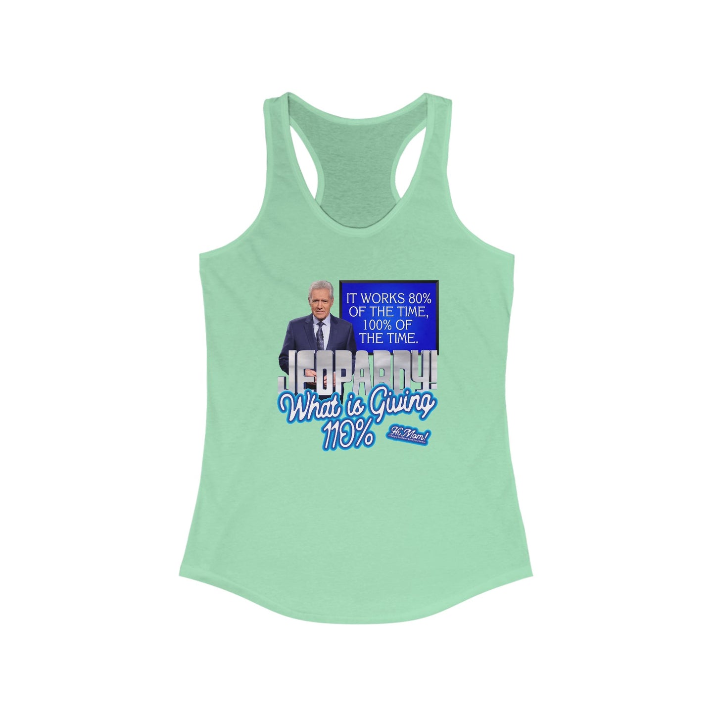 DK144: Final Jeopardy - Ladies Racerback Tank