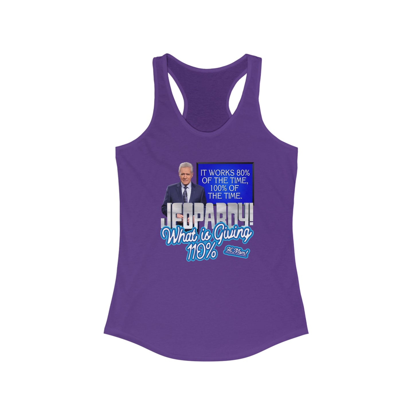 DK144: Final Jeopardy - Ladies Racerback Tank