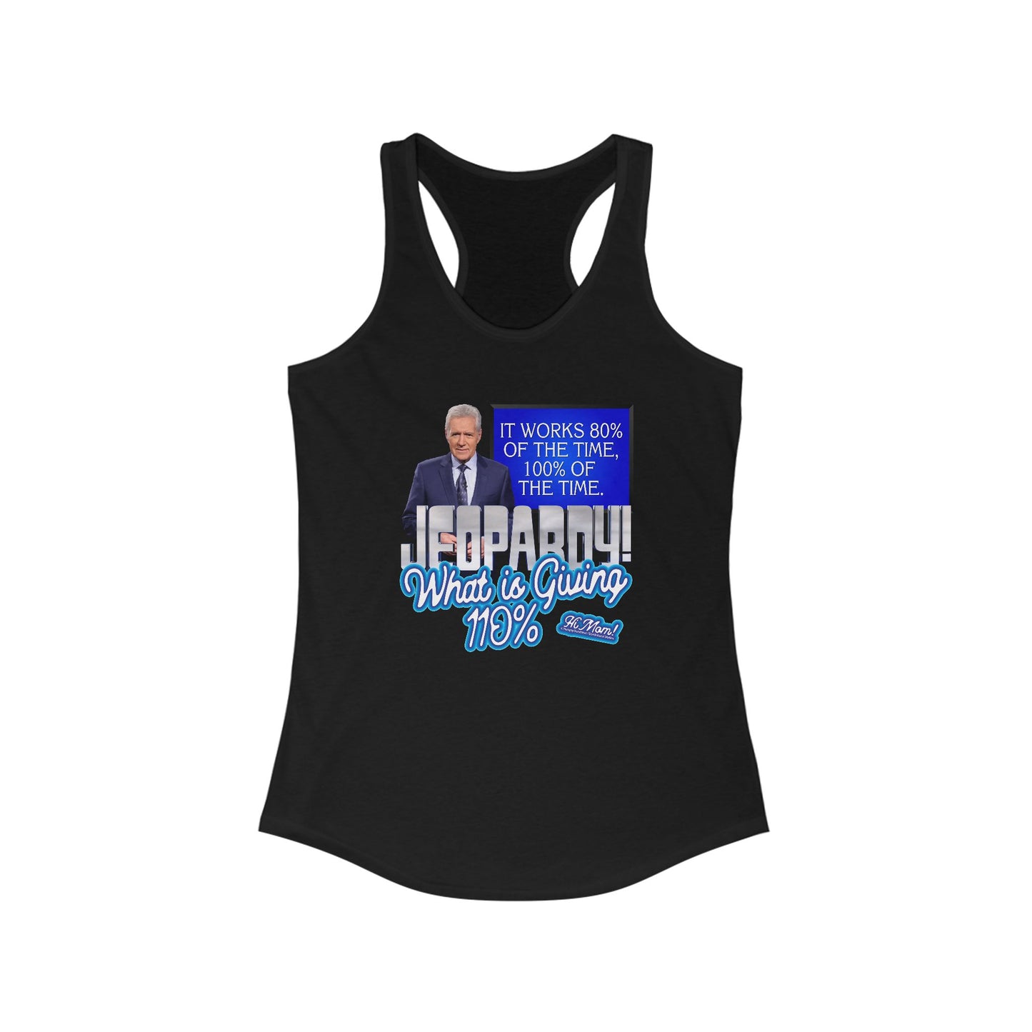 DK144: Final Jeopardy - Ladies Racerback Tank