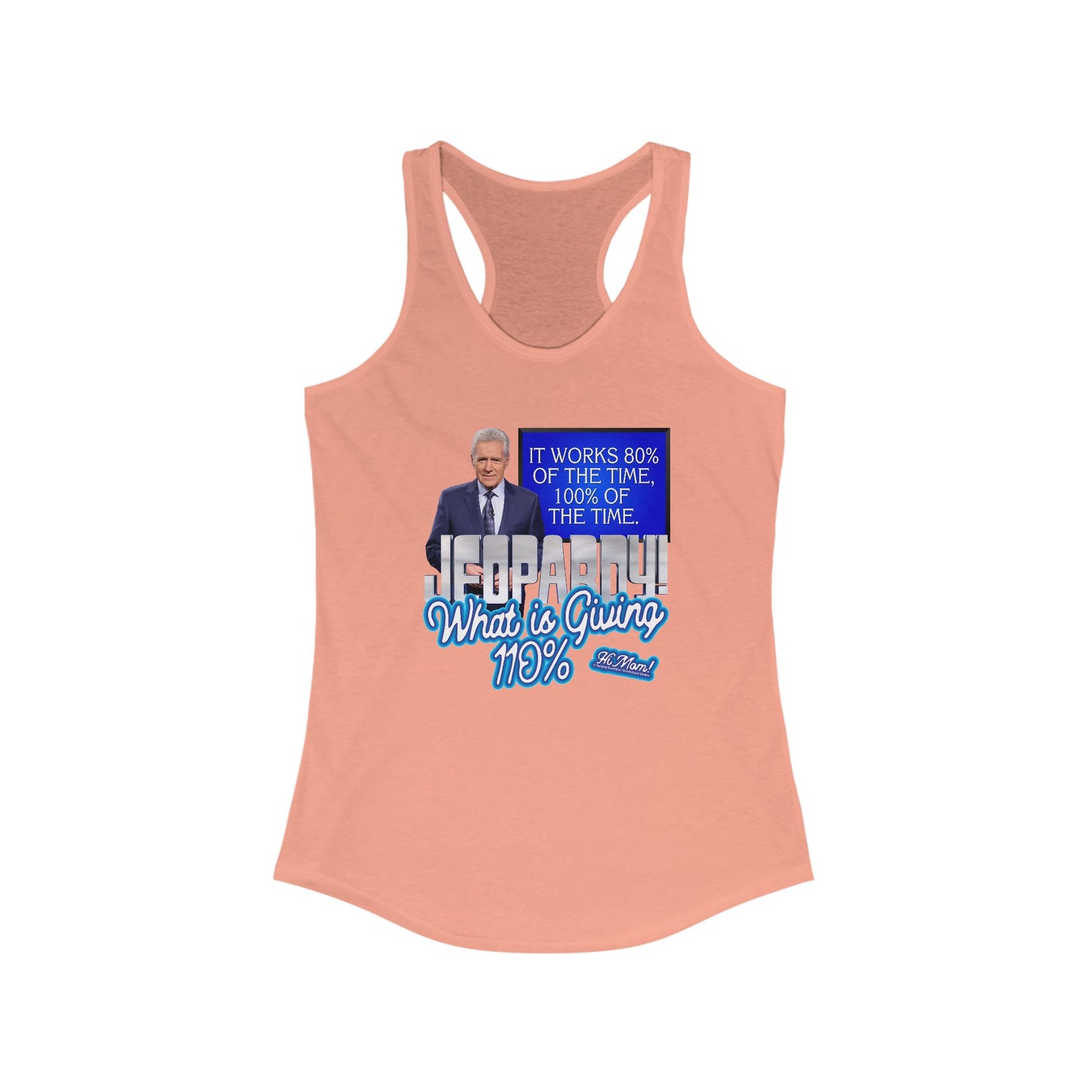 DK144: Final Jeopardy - Ladies Racerback Tank