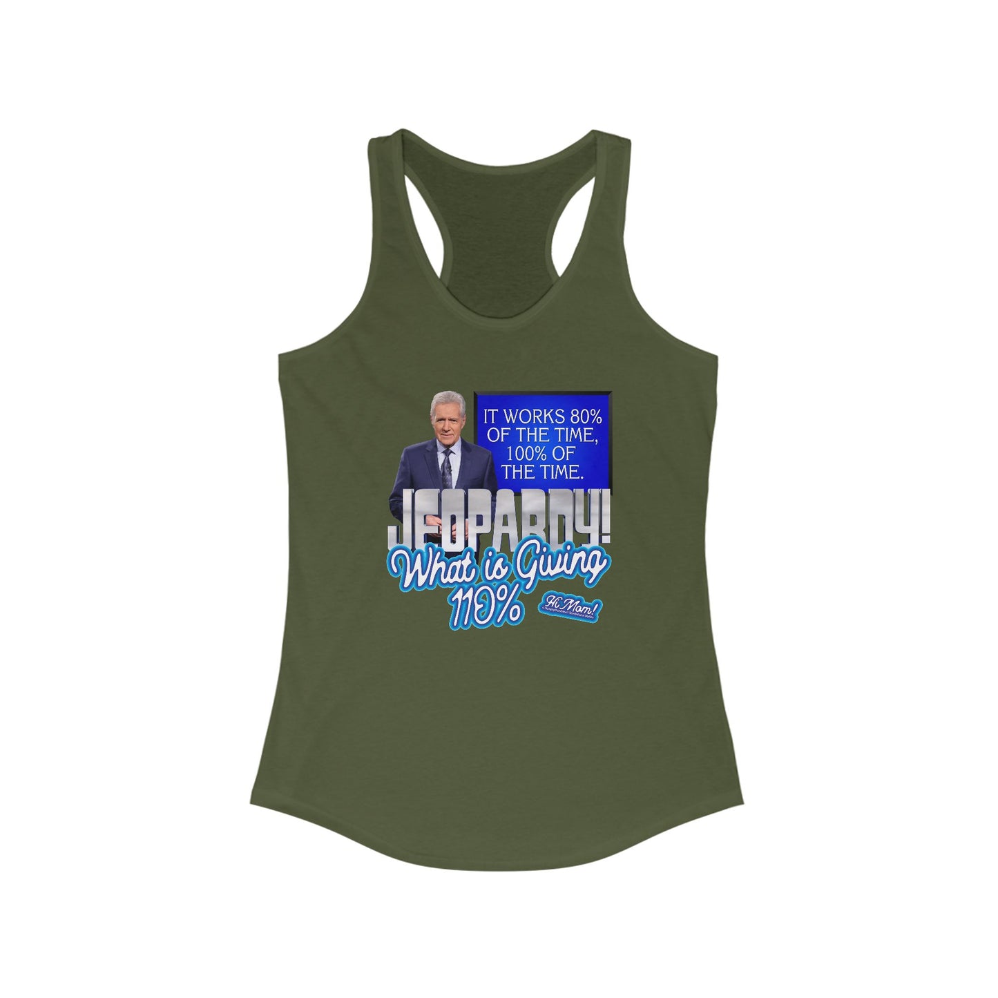 DK144: Final Jeopardy - Ladies Racerback Tank