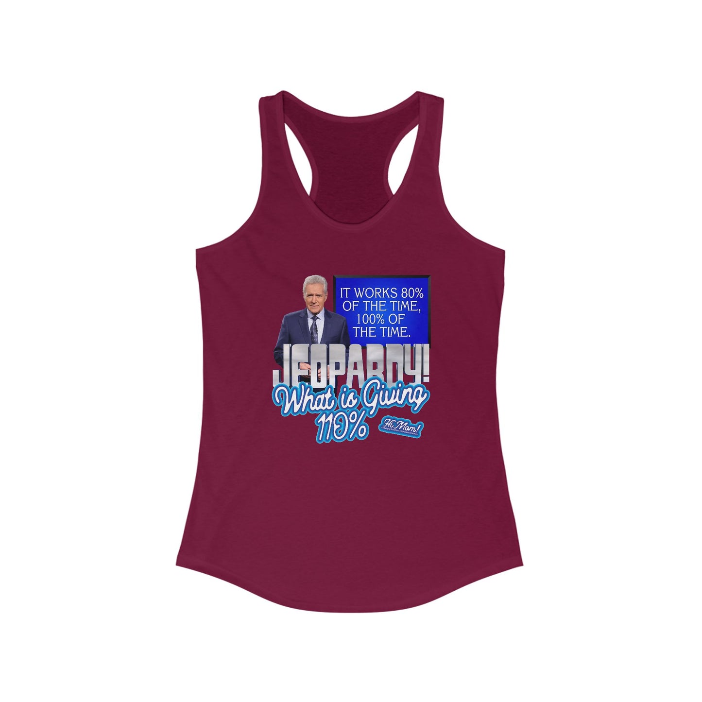 DK144: Final Jeopardy - Ladies Racerback Tank