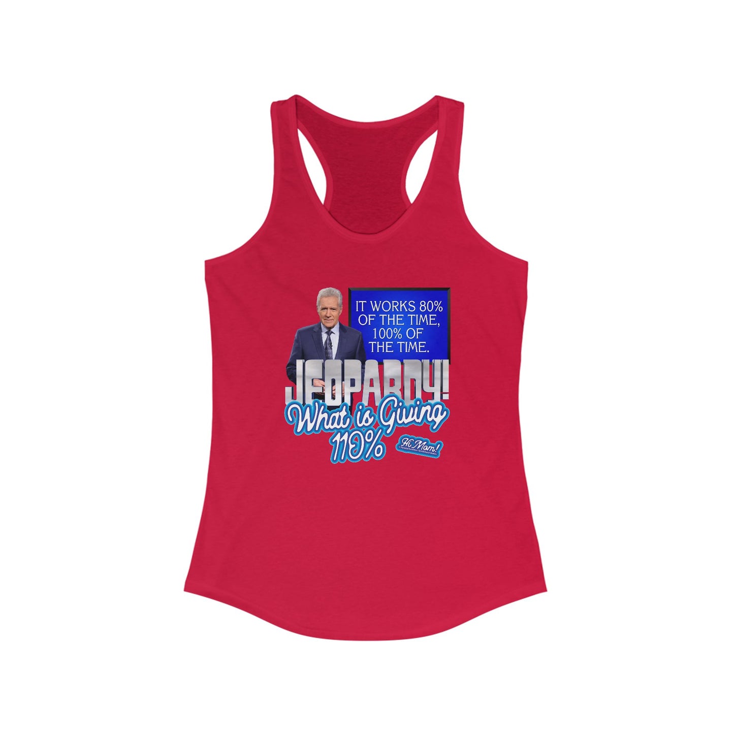 DK144: Final Jeopardy - Ladies Racerback Tank