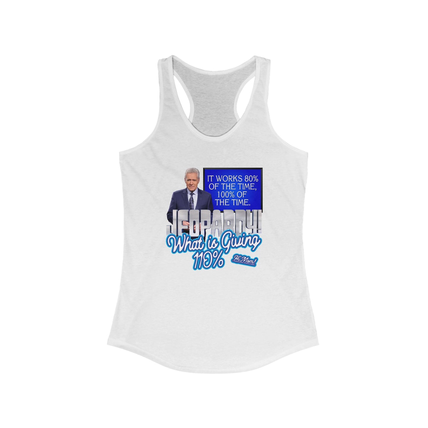 DK144: Final Jeopardy - Ladies Racerback Tank
