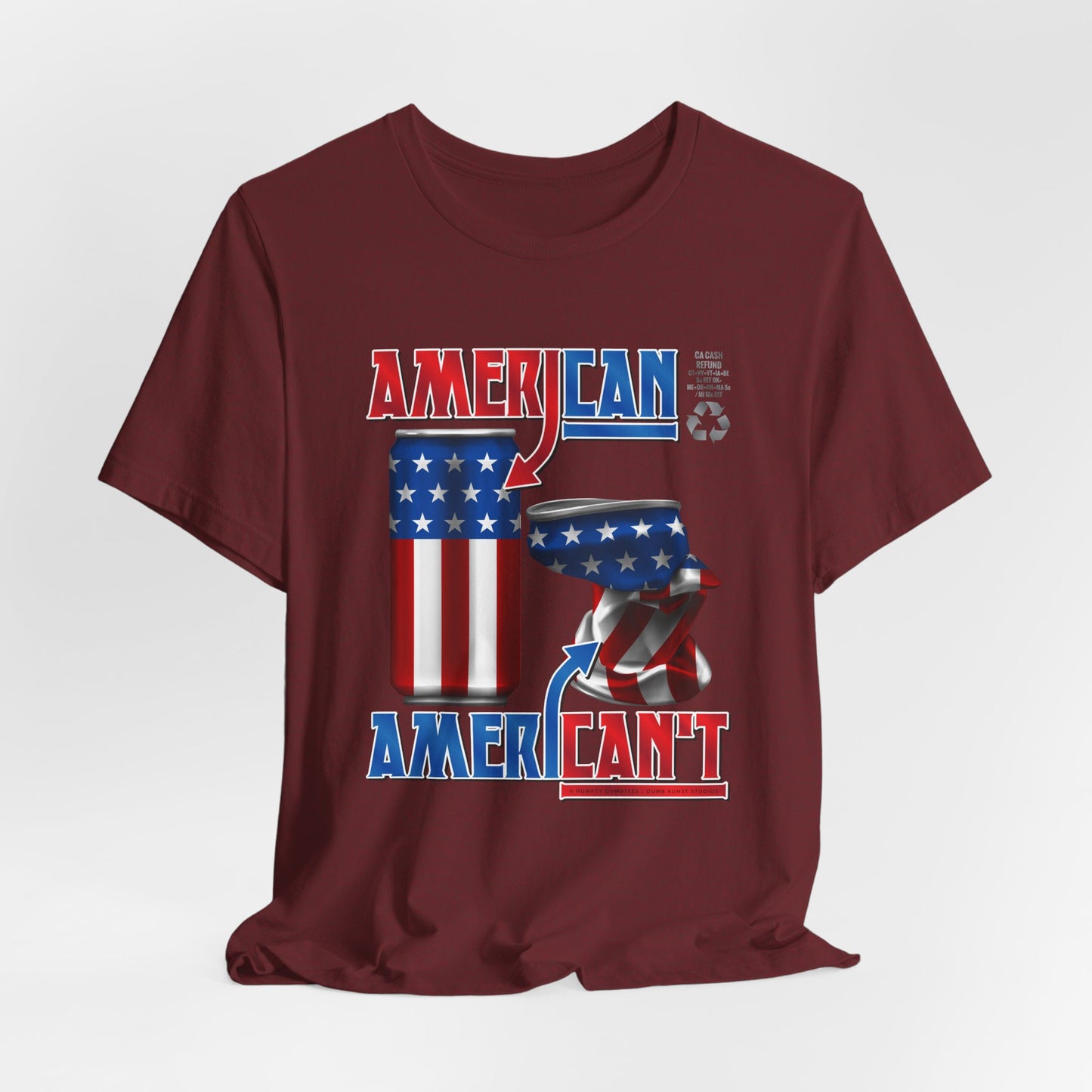 DK166: American't Recycling - Unisex S/S T-Shirt