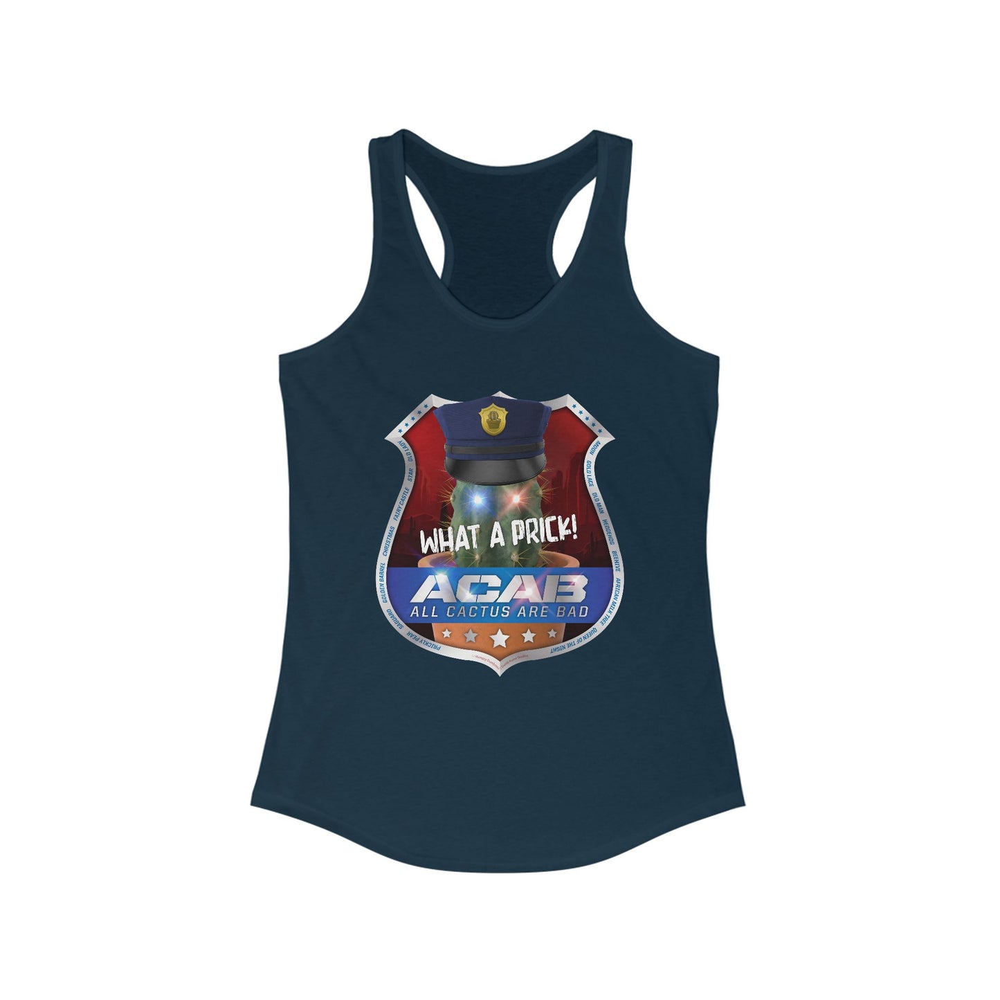 DK210: A.C.A.B. (Cactus Edition) - Ladies Raceback Tank