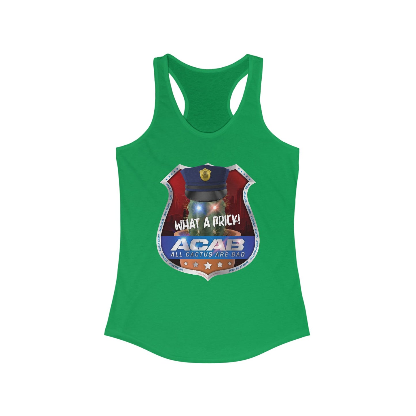 DK210: A.C.A.B. (Cactus Edition) - Ladies Raceback Tank