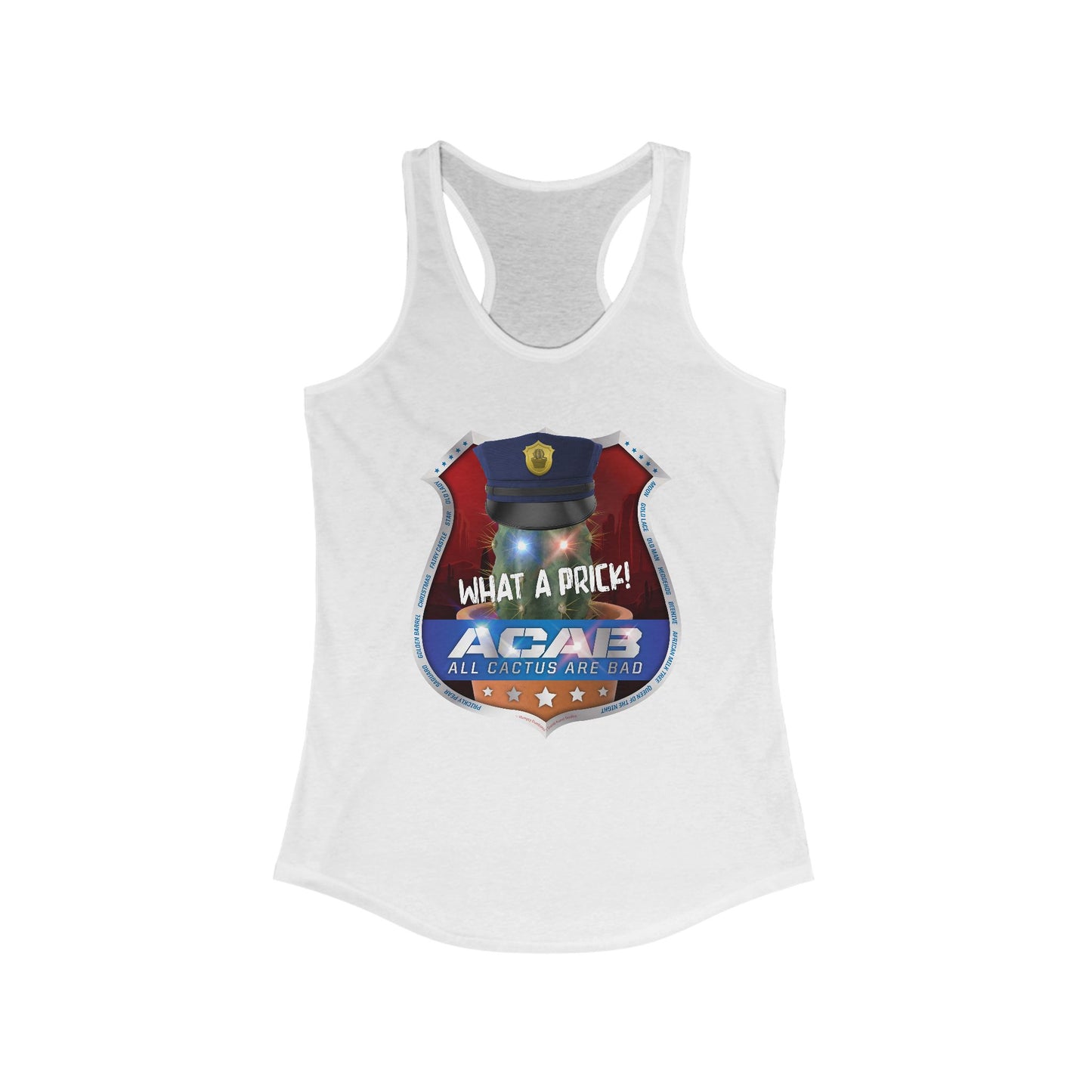 DK210: A.C.A.B. (Cactus Edition) - Ladies Raceback Tank