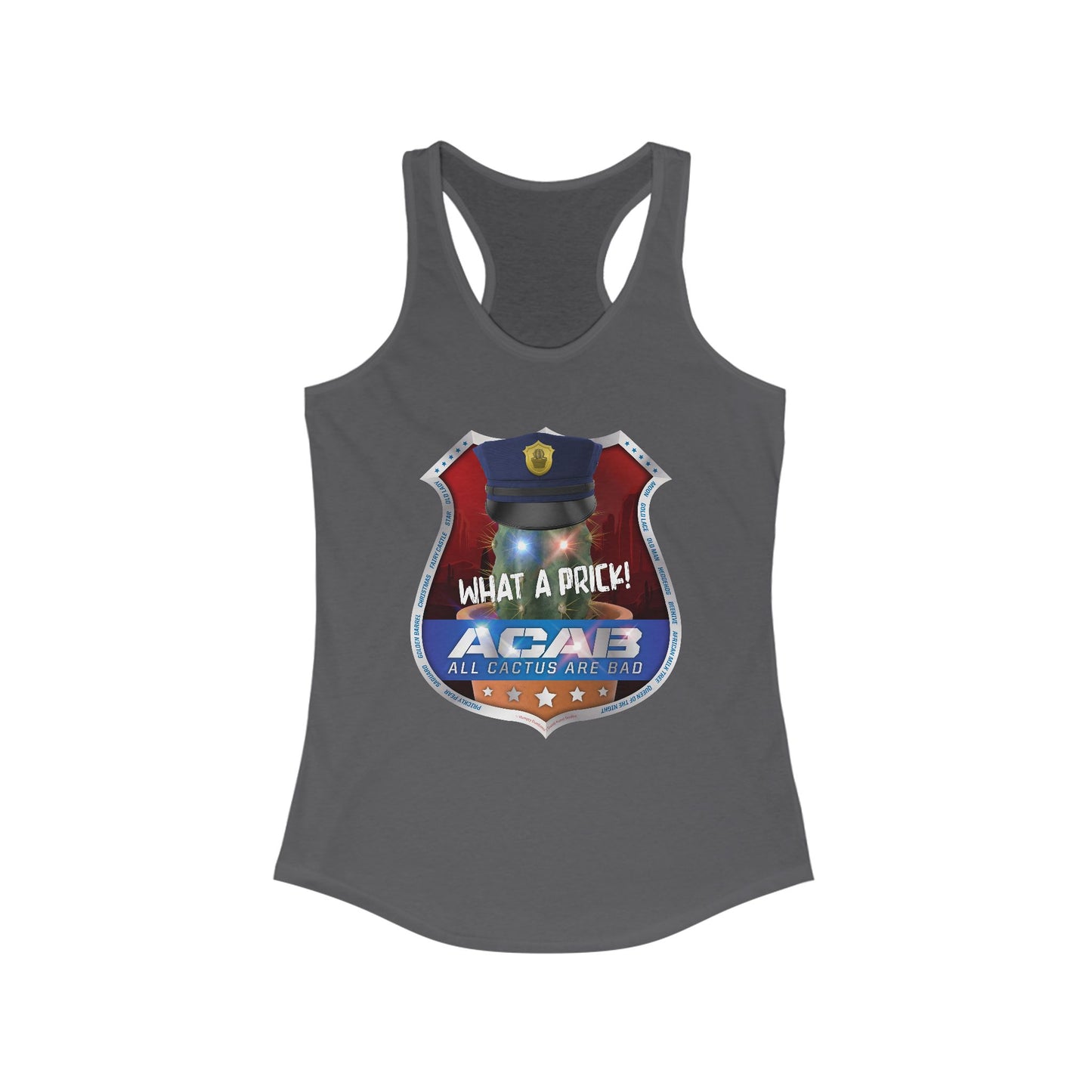DK210: A.C.A.B. (Cactus Edition) - Ladies Raceback Tank