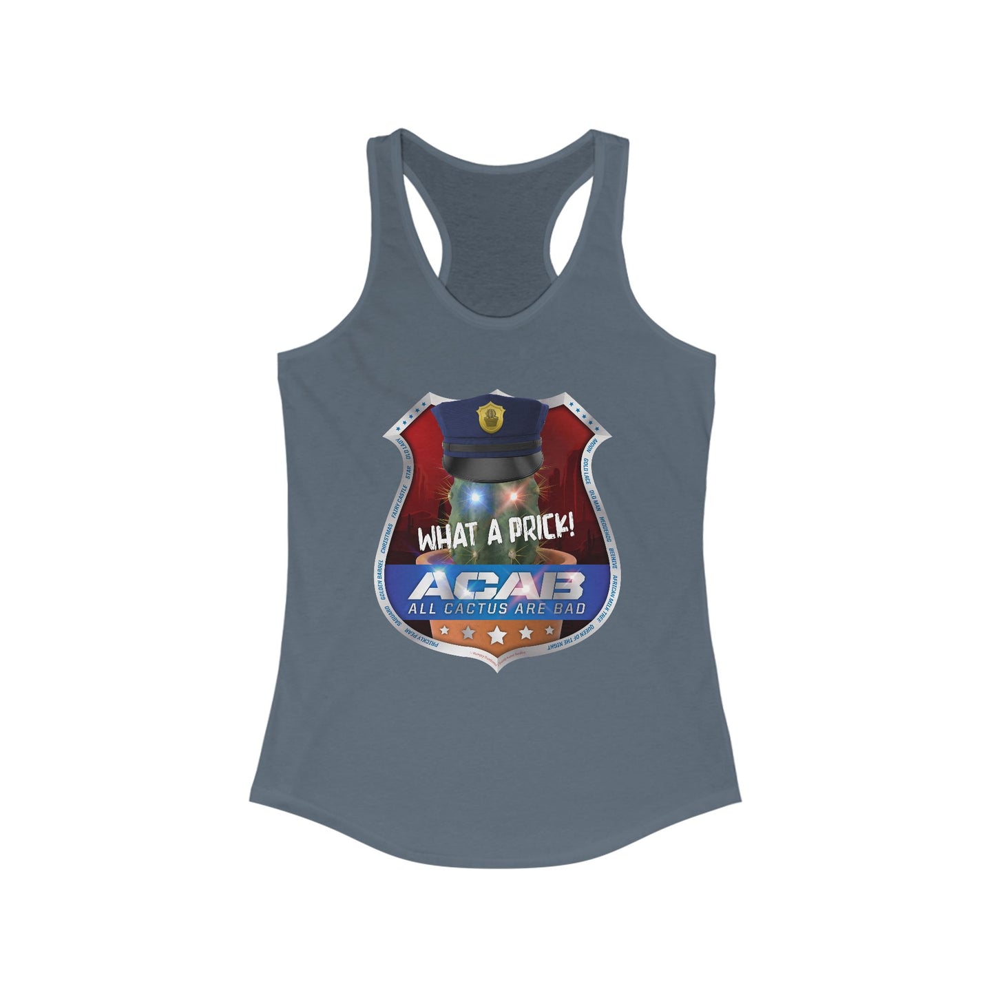 DK210: A.C.A.B. (Cactus Edition) - Ladies Raceback Tank