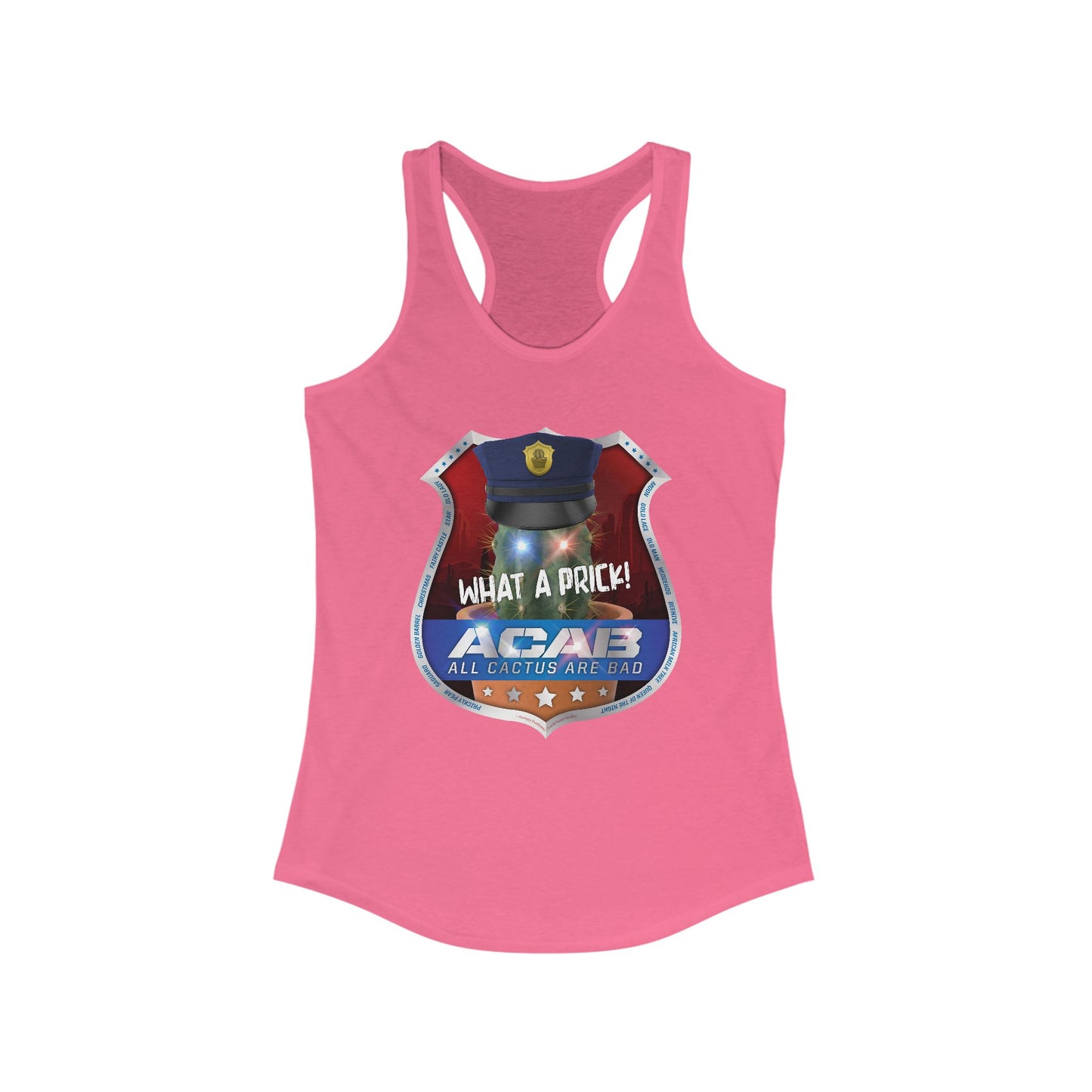 DK210: A.C.A.B. (Cactus Edition) - Ladies Raceback Tank