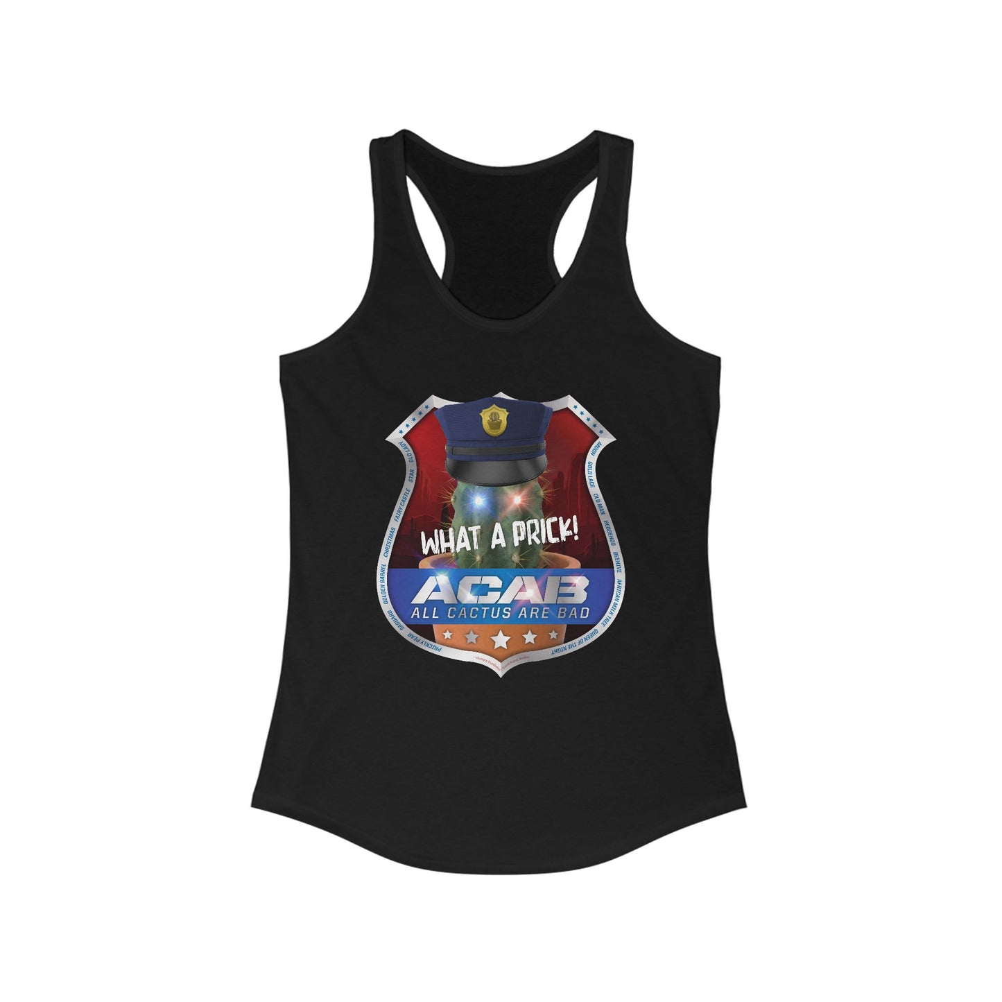 DK210: A.C.A.B. (Cactus Edition) - Ladies Raceback Tank