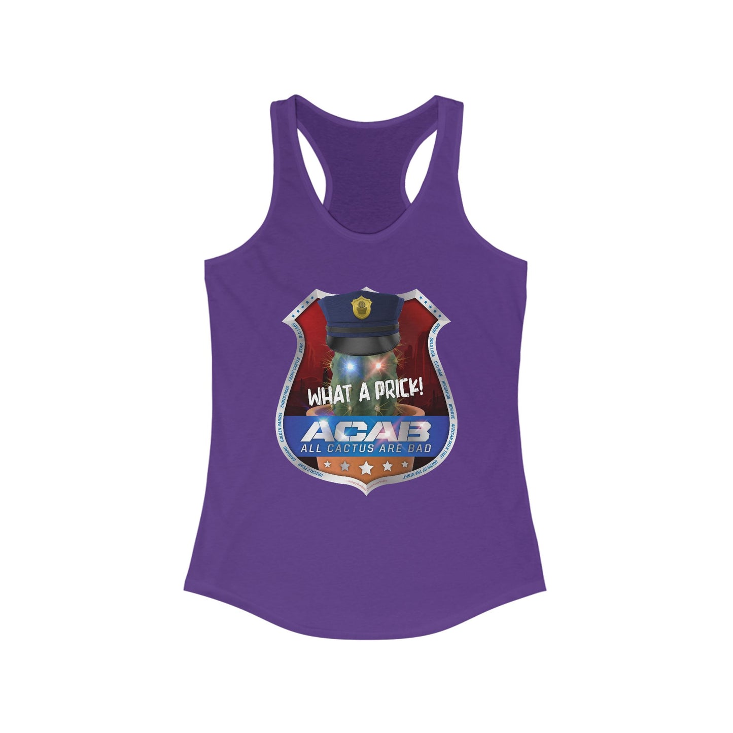 DK210: A.C.A.B. (Cactus Edition) - Ladies Raceback Tank